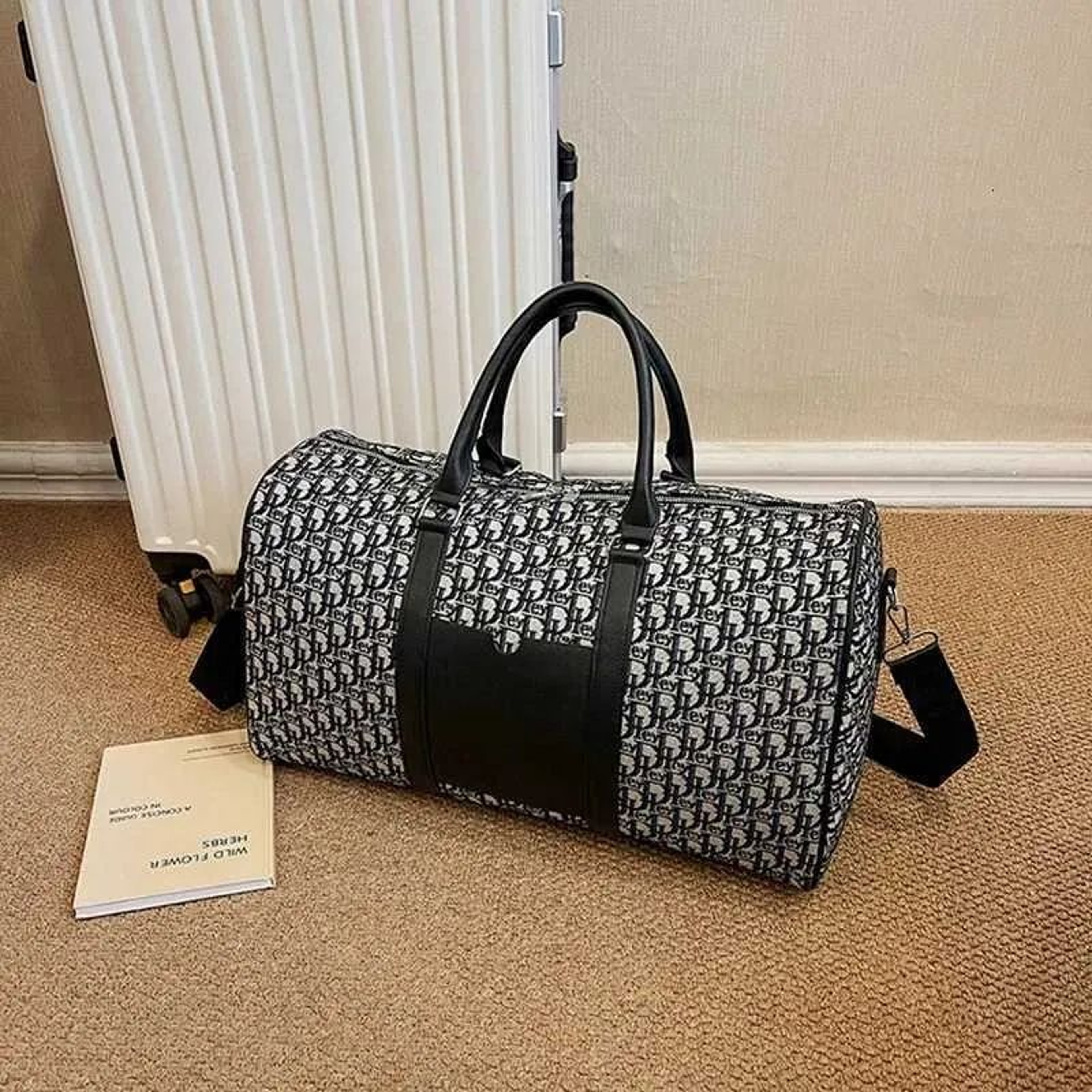 Large Canvas Travel Duffel Bag For Gym Weekend Trips And Everyday Use 3