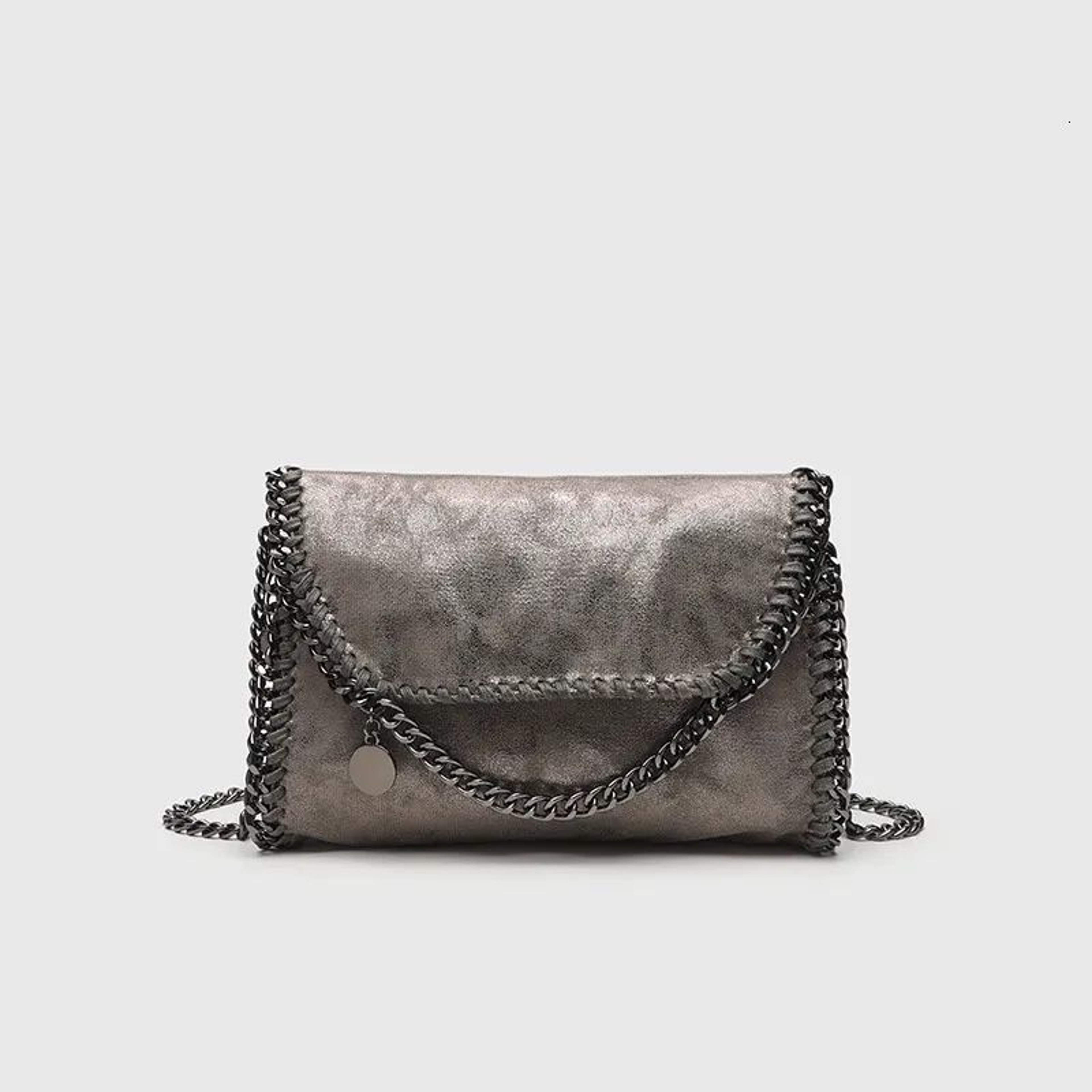 Womens Crossbody Chain Bag Compact Fashion Handbag For Everyday Use 0