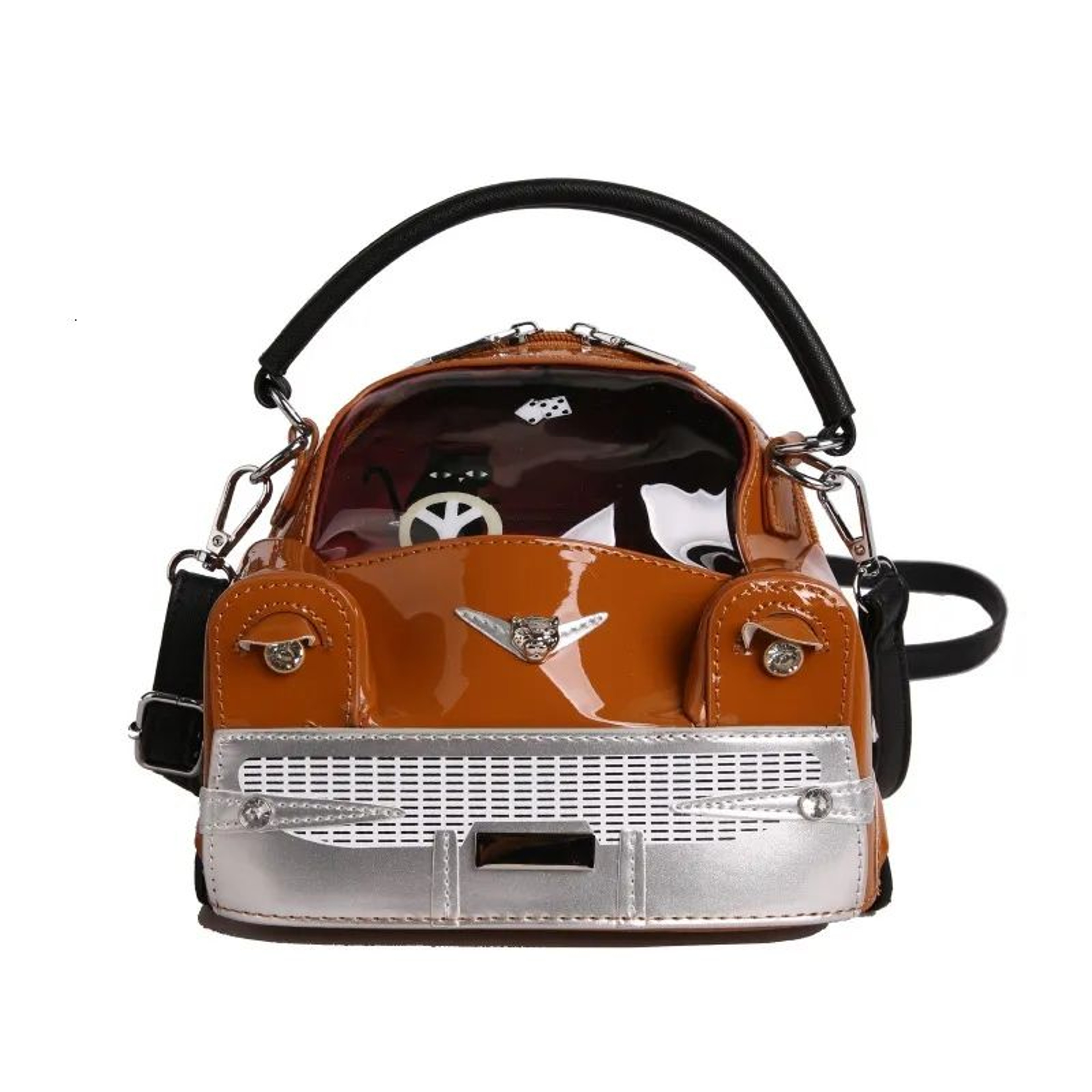 Cartoon CarShaped Handbag For Women Quirky Shoulder And Crossbody Bag 3