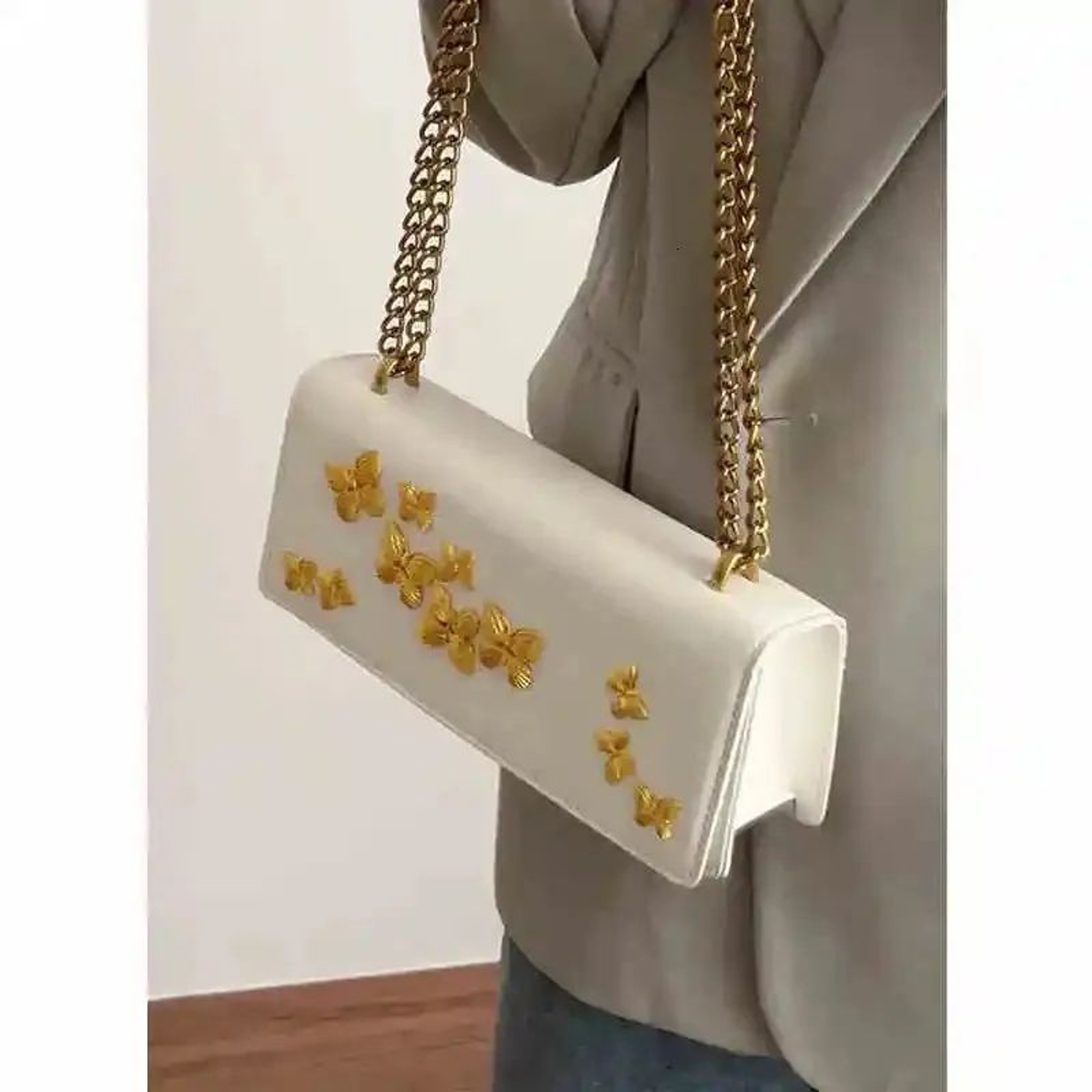 Butterfly Chain Crossbody Bag For Women Underarm Party Handbag 1