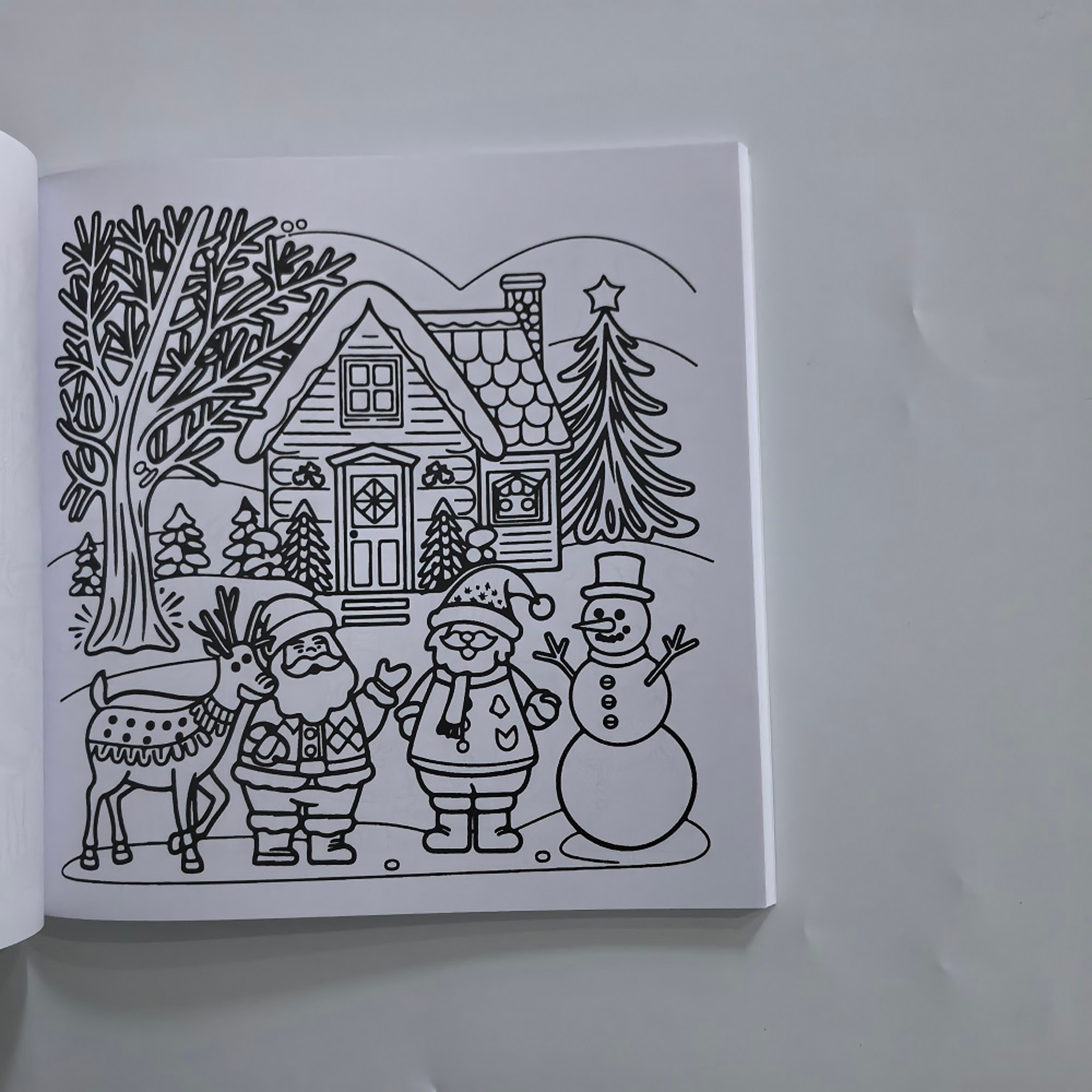 Cozy Christmas Coloring Book Bold And Easy Designs For Adults And Teens Perfect English Version Hol 3