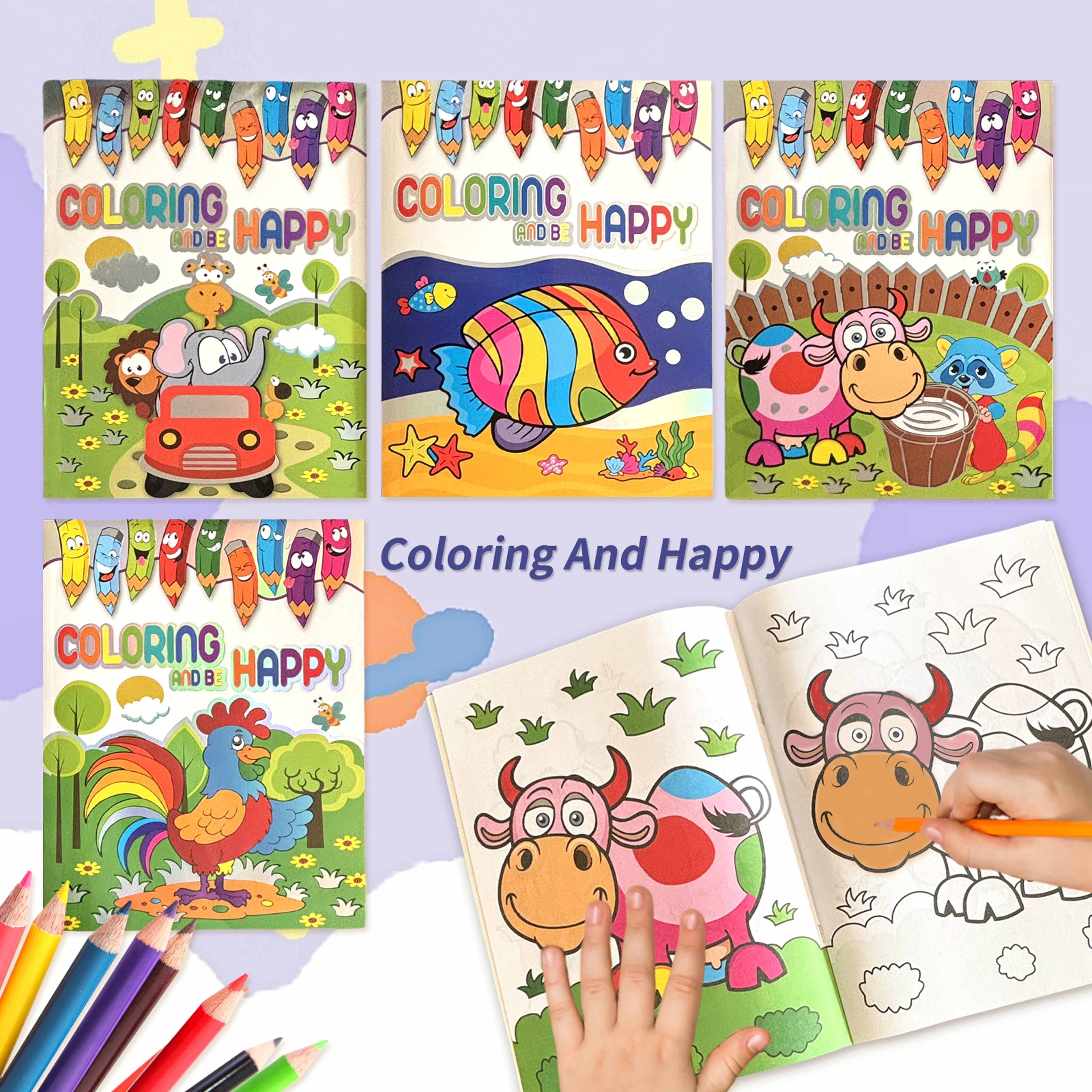 Unlock Childrens Happy Creativity, with the Coloring and Joy Coloring Book, a Fun Kids Activity Booklet – view 7