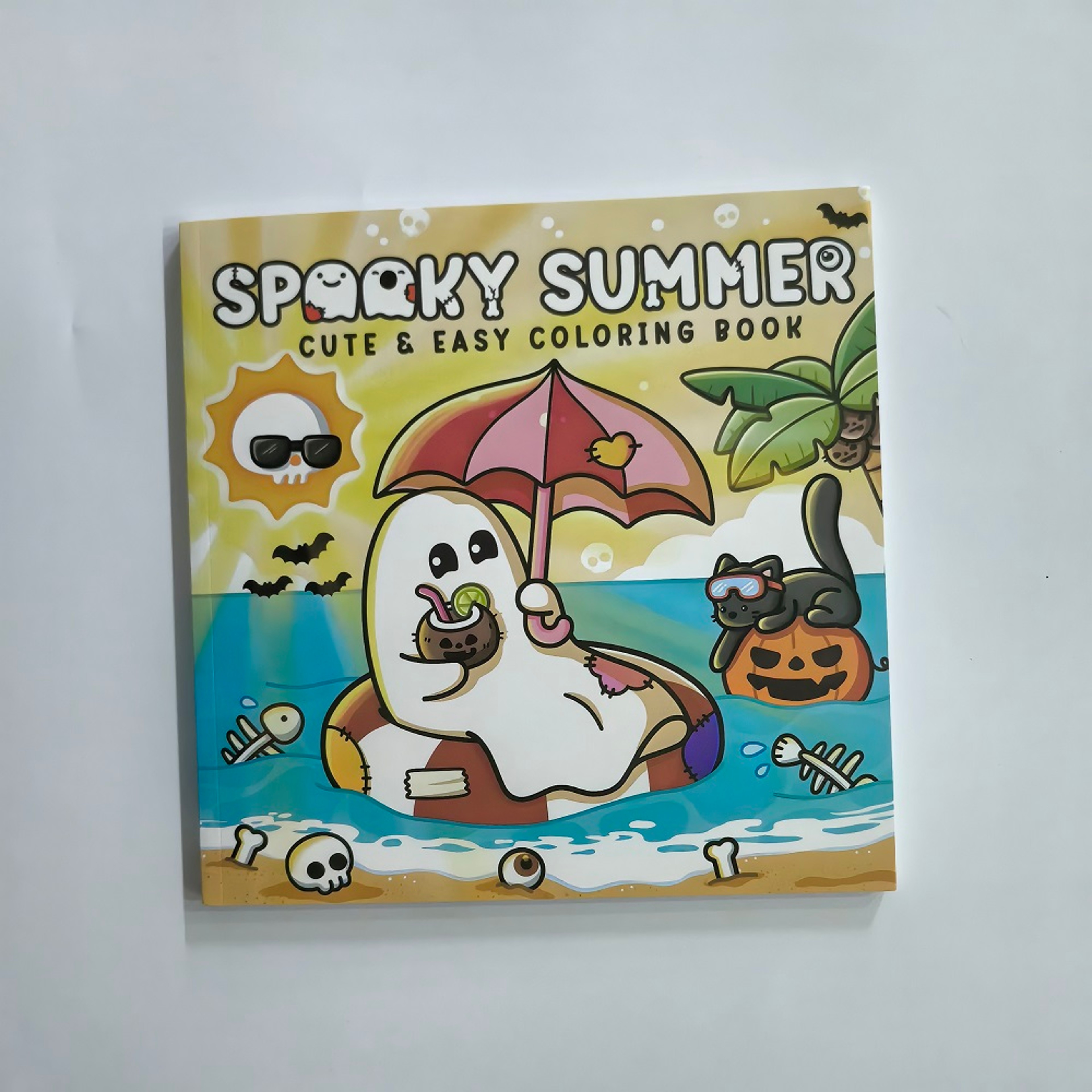Cute Halloween Coloring Book for Adults, Spooky and Easy Drawing Pages, Perfect Gift for Party, Birthday, and Summer Fun – view 7