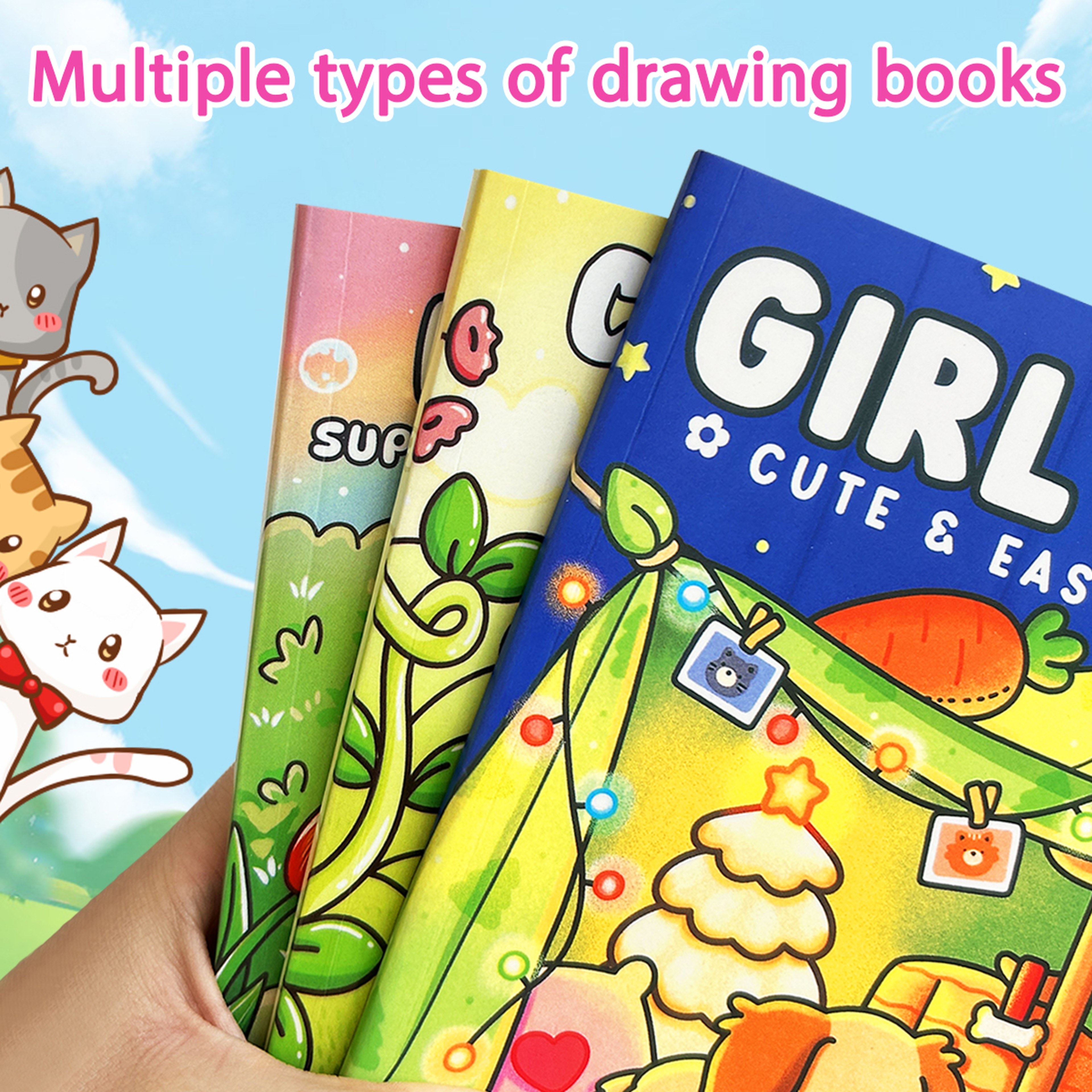 Girls Themed Colouring Book, A Comfortable Space to Paint, Picture Book Mobile, Childrens Coloring Book – view 5