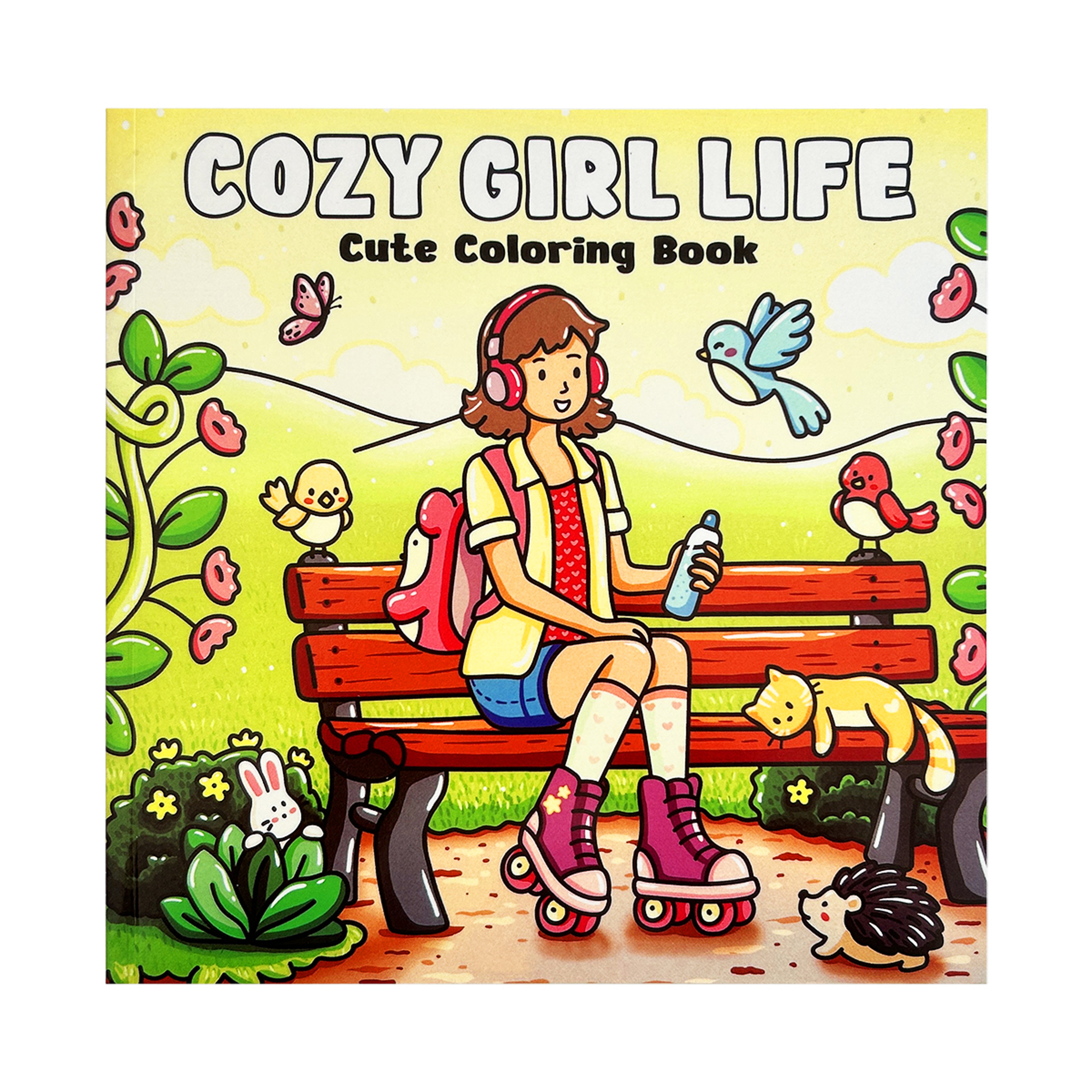 Girls Themed Colouring Book, A Comfortable Space to Paint, Picture Book Mobile, Childrens Coloring Book – view 7