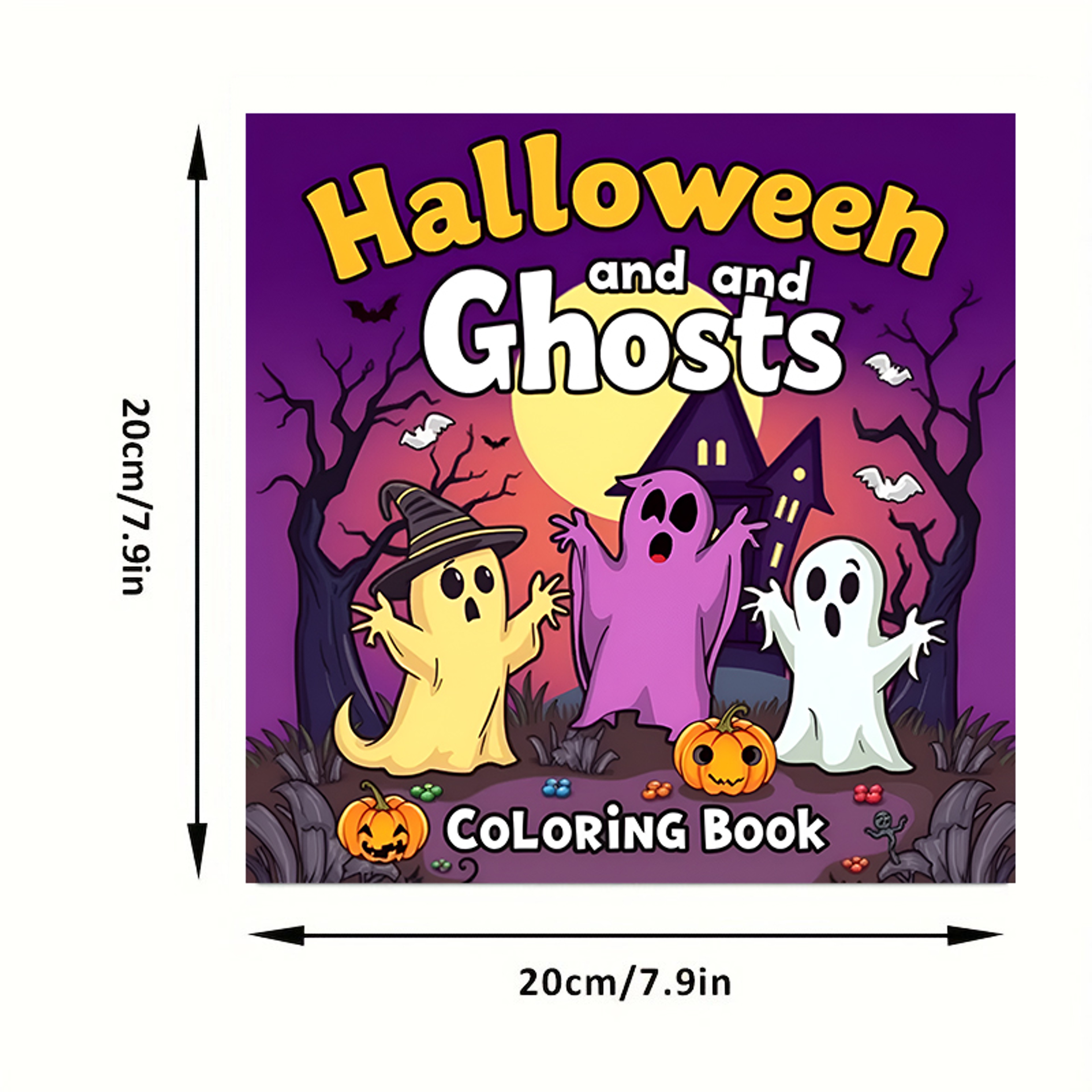 Halloween Spooks and Ghosts Coloring Book for Adult, Colouring Book, Drawing Supplies for Christmas – view 2