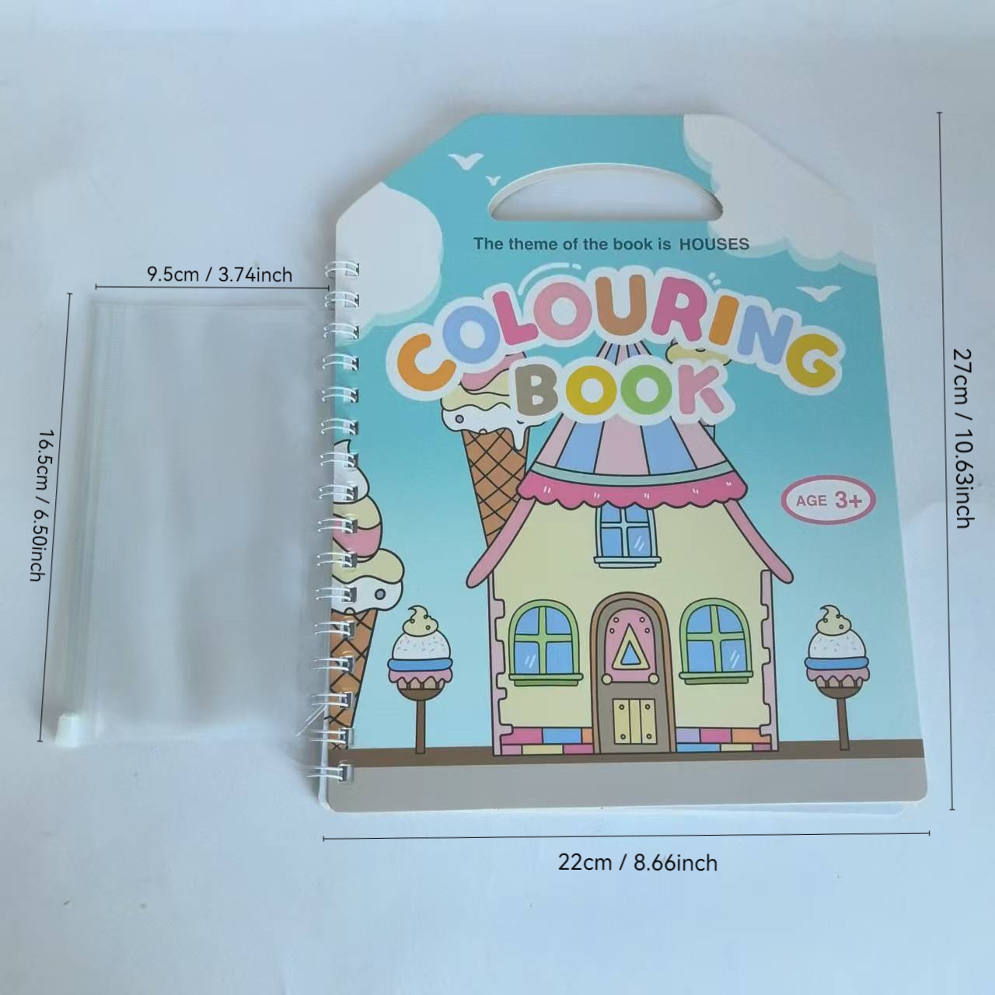 Colorbook Pen Bag Set, Erasable Marker Pen, Fun Coloring Books for Kids, Cartoon Drawing Picture Book – view 2