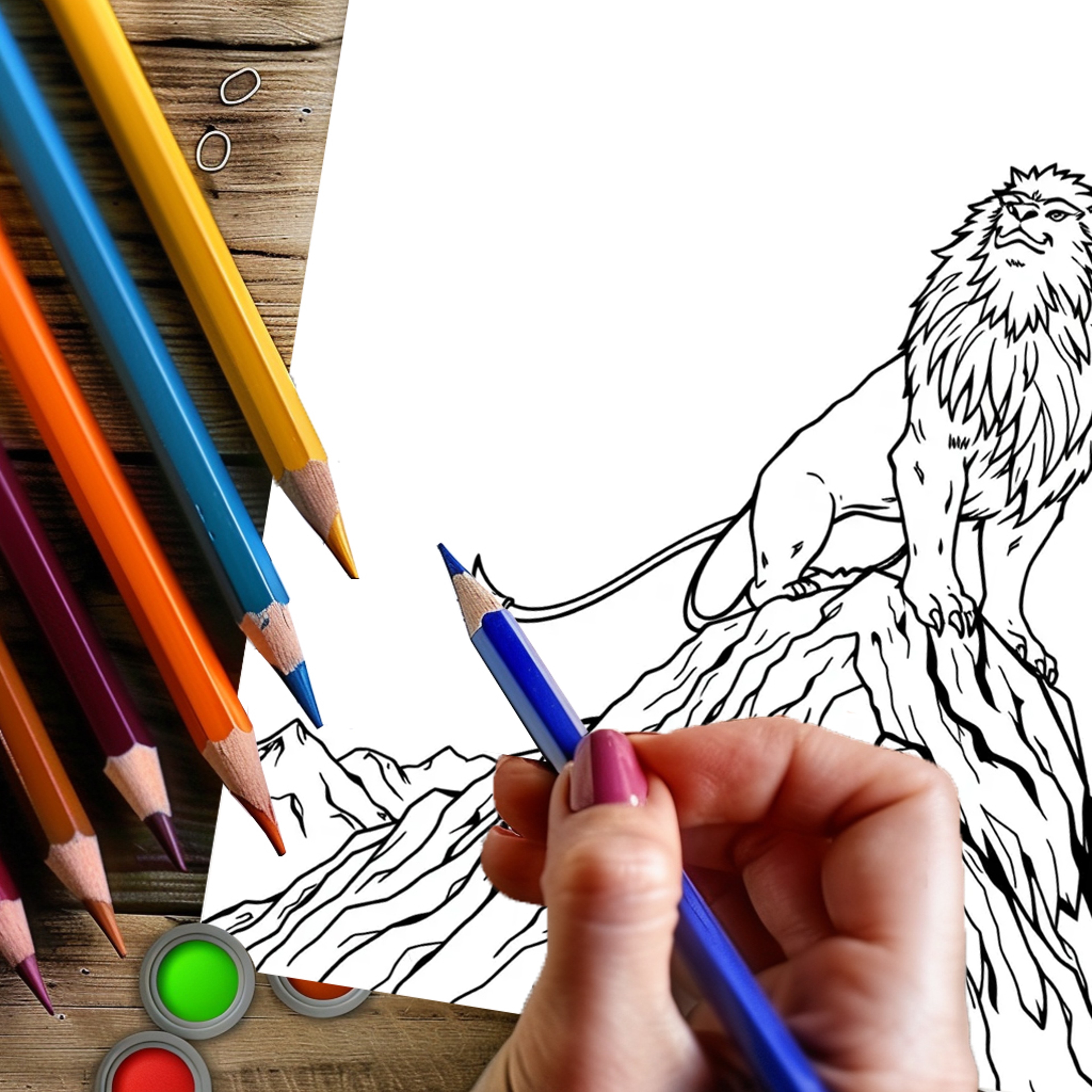 Original Mythical Creatures Coloring Book for Adult, Premium Colouring Book, Unique Drawing Supplies for Christmas – view 3
