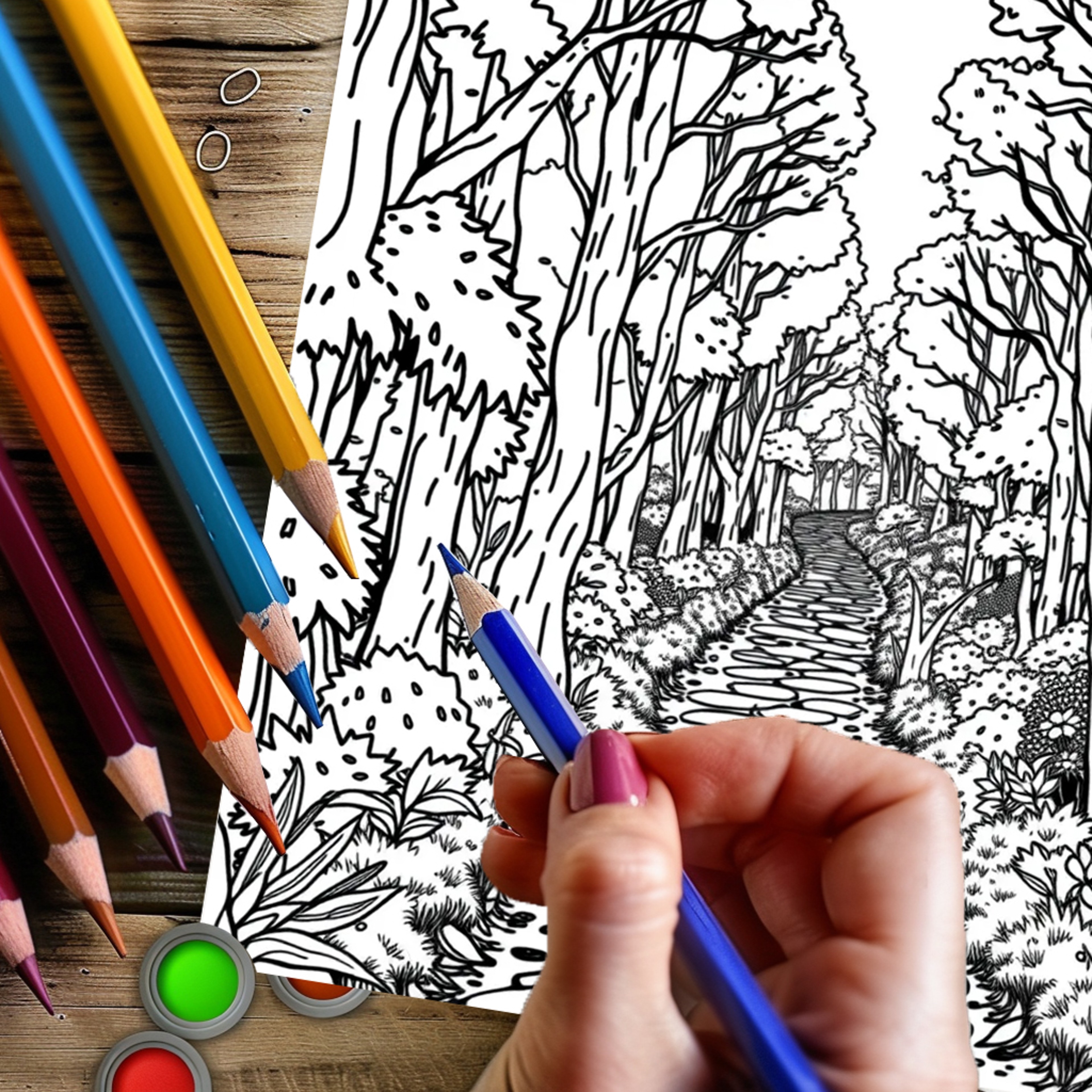 Tropical Paradise Coloring Book for Adults, Premium Drawing Supplies, Perfect Christmas Gift, Thanksgiving Present – view 4