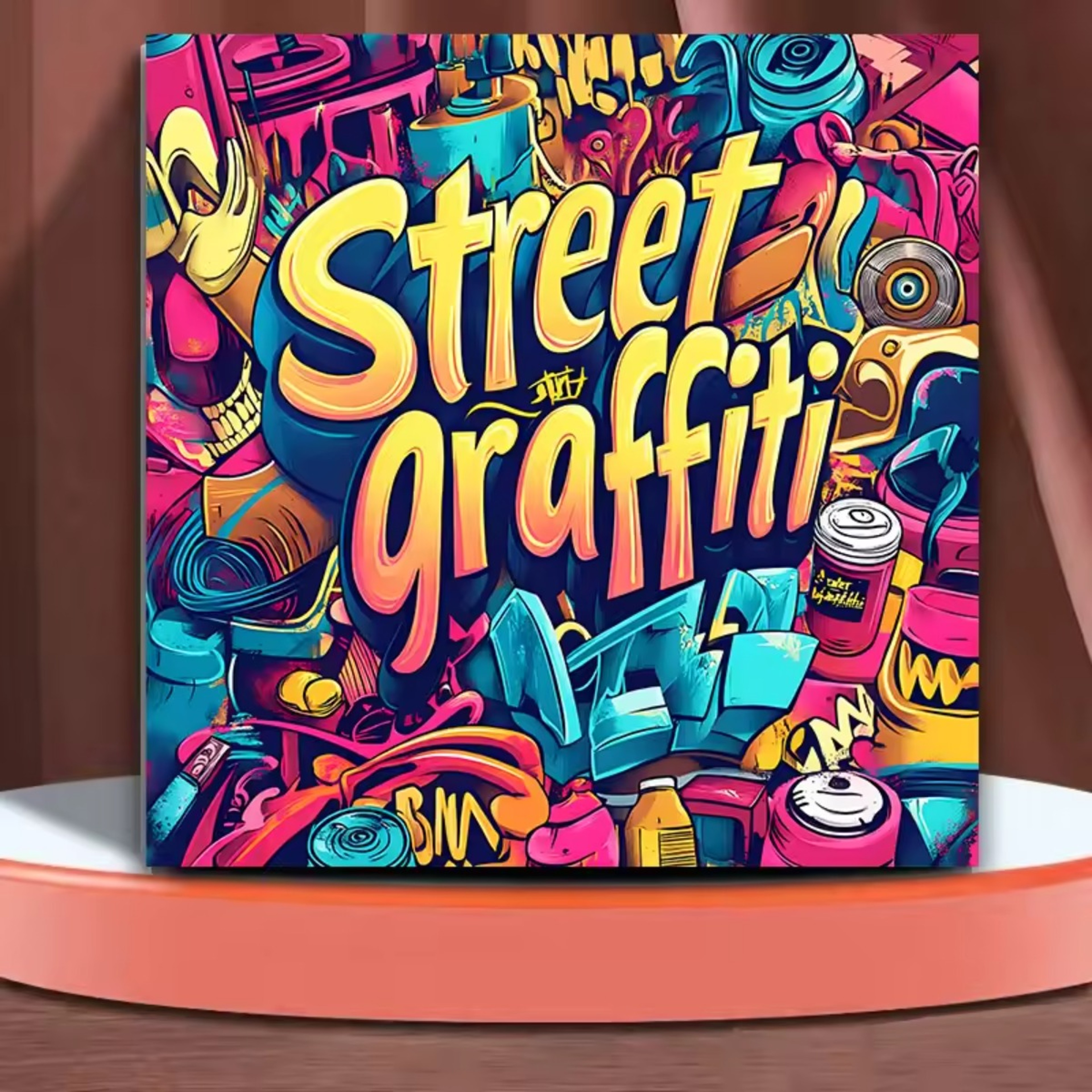 Joint Graffiti Colouring Book, Adult Picture Book, Art Therapy Gift – view 1