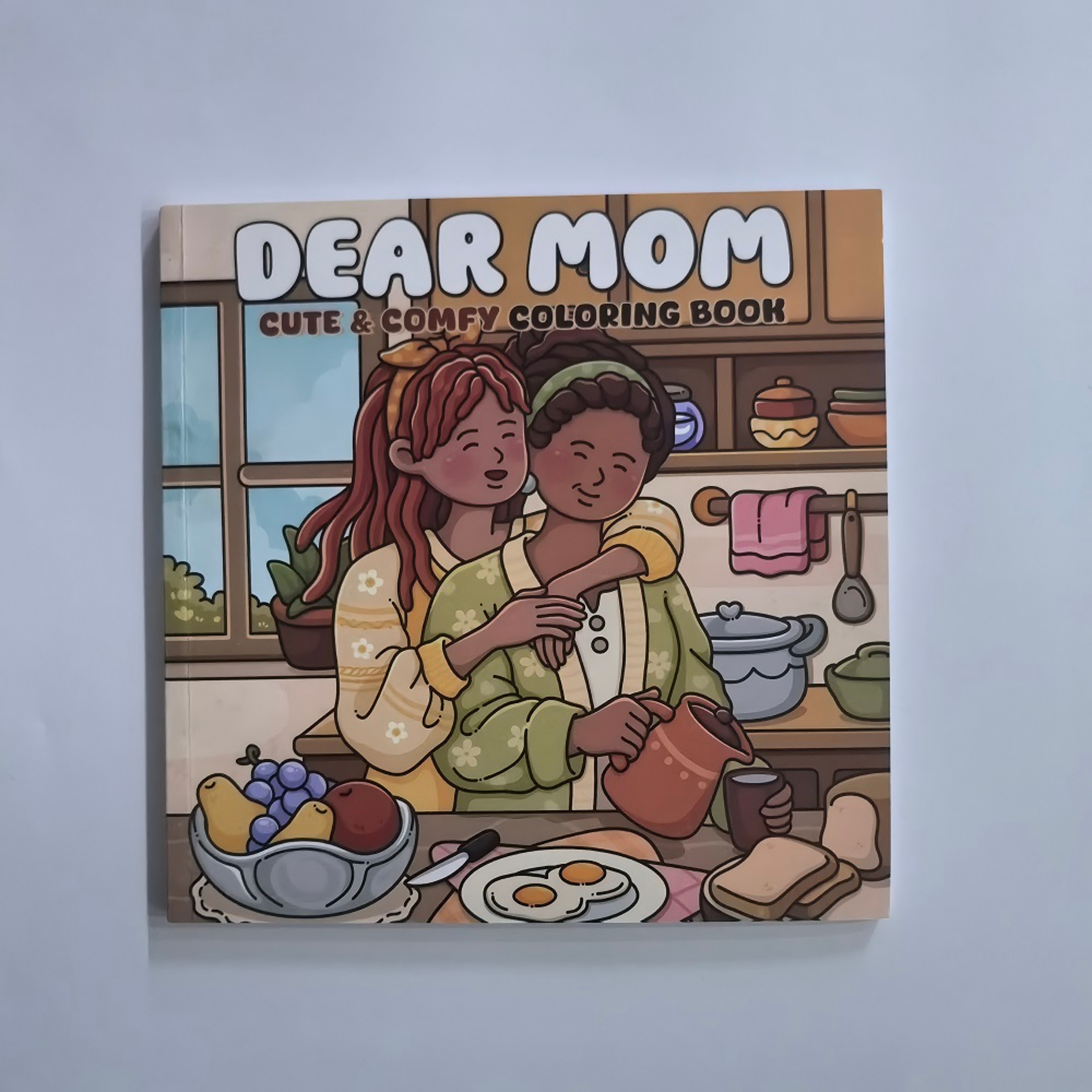 Cute Drawing Book for Adults, Dear Mom Coloring Book, Comfy & Relaxing, Perfect Gift for Party and Birthday – view 1