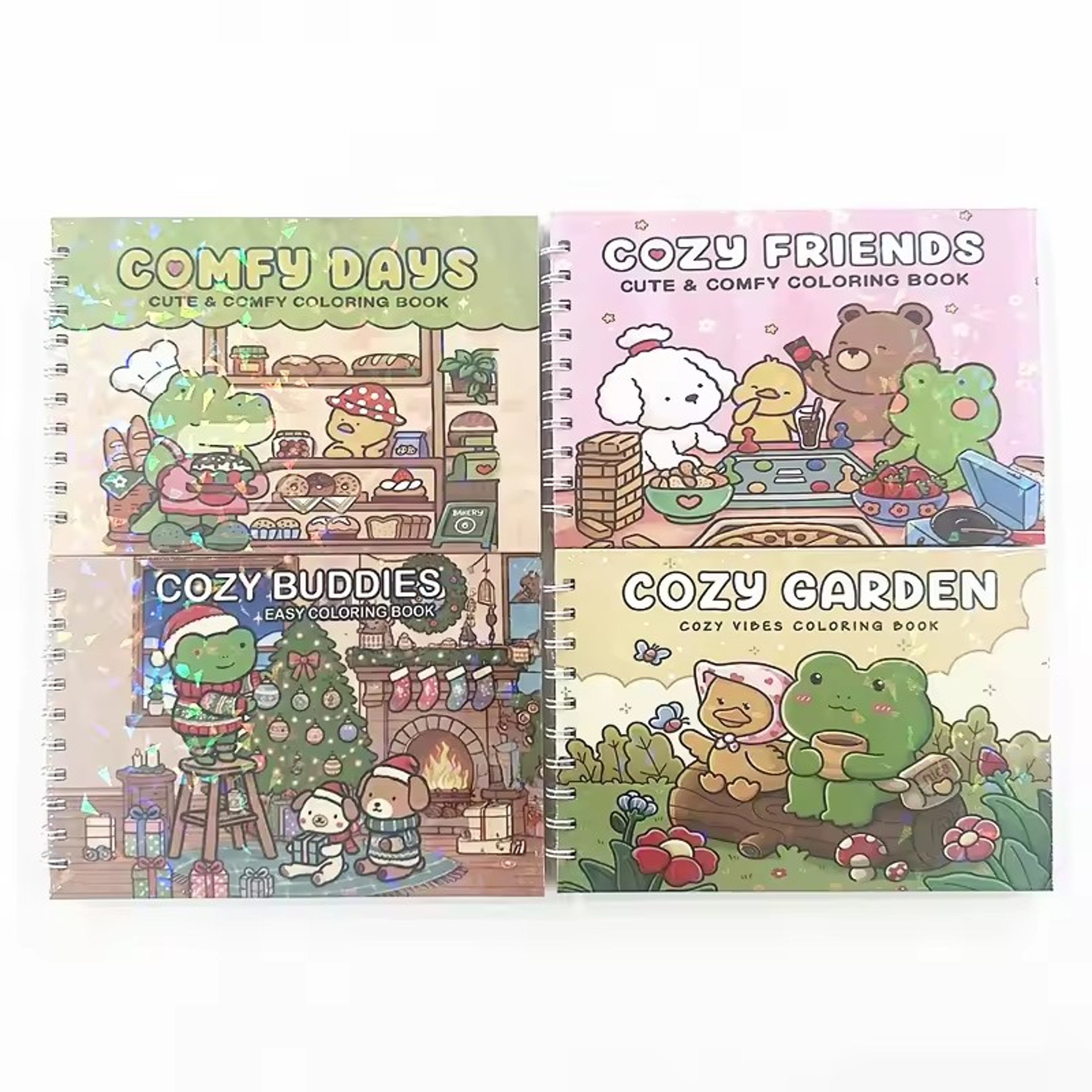 Cozy Friends & Comfy Days Coloring Book, Creative Fun and Stress Relief Art for Adults and Teens, The Perfect Gift – view 1