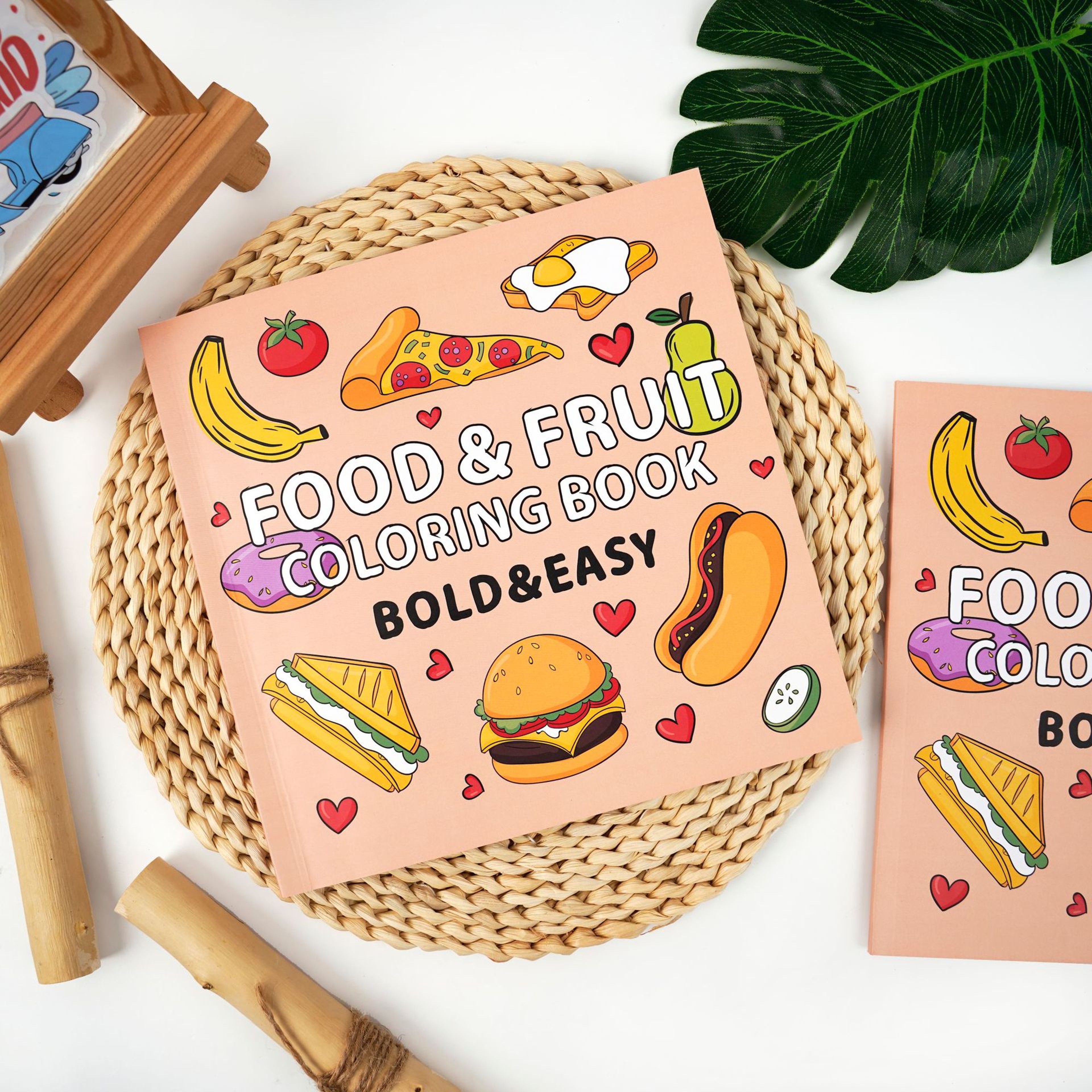 Food And Fruit Graffiti Coloring Book Creative Art Activity For Kids Childrens Coloring Book 0
