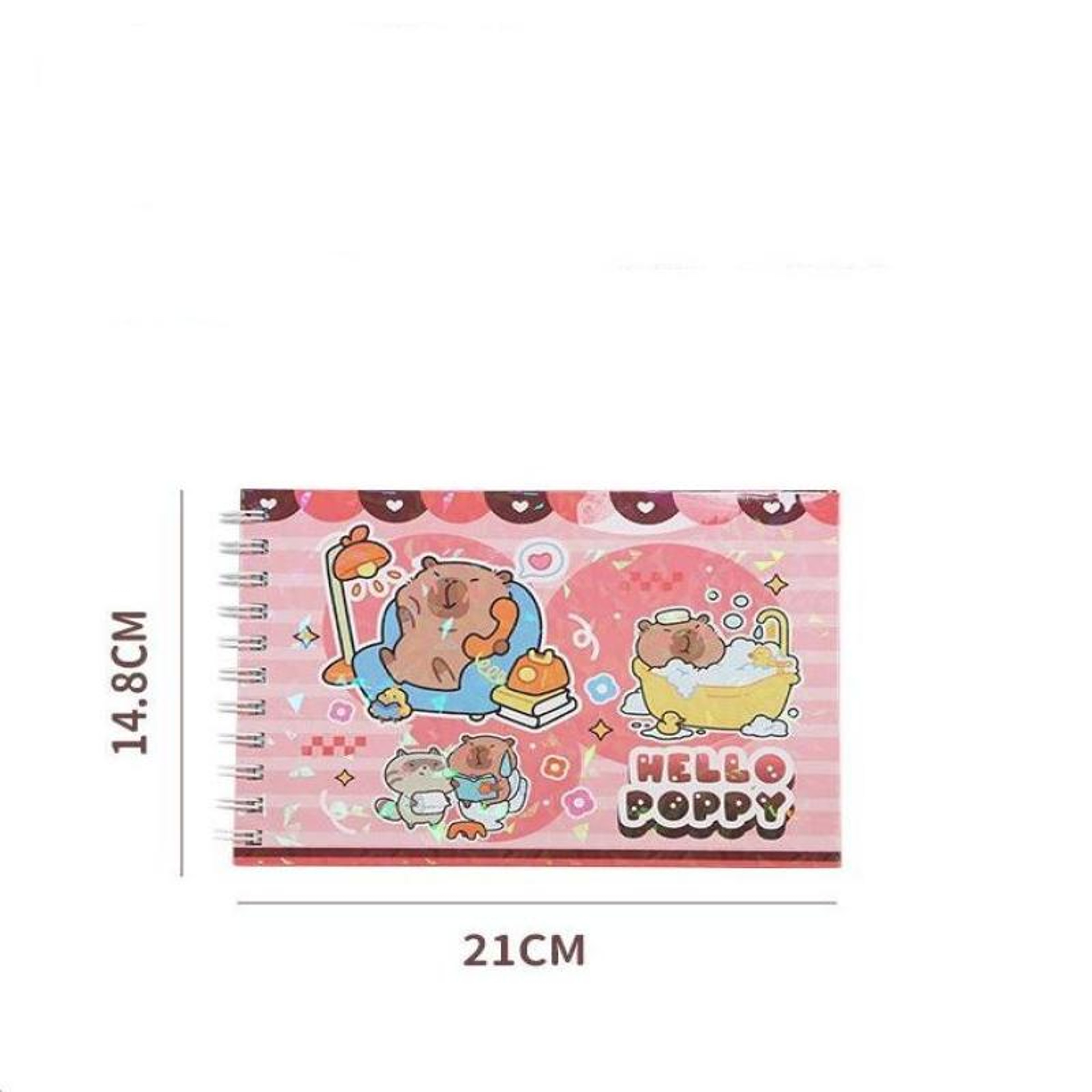 Bobbie Goods Coloring Book, Cute Capybara Characters, Cartoon Graffiti Painting Book for Kids – view 6