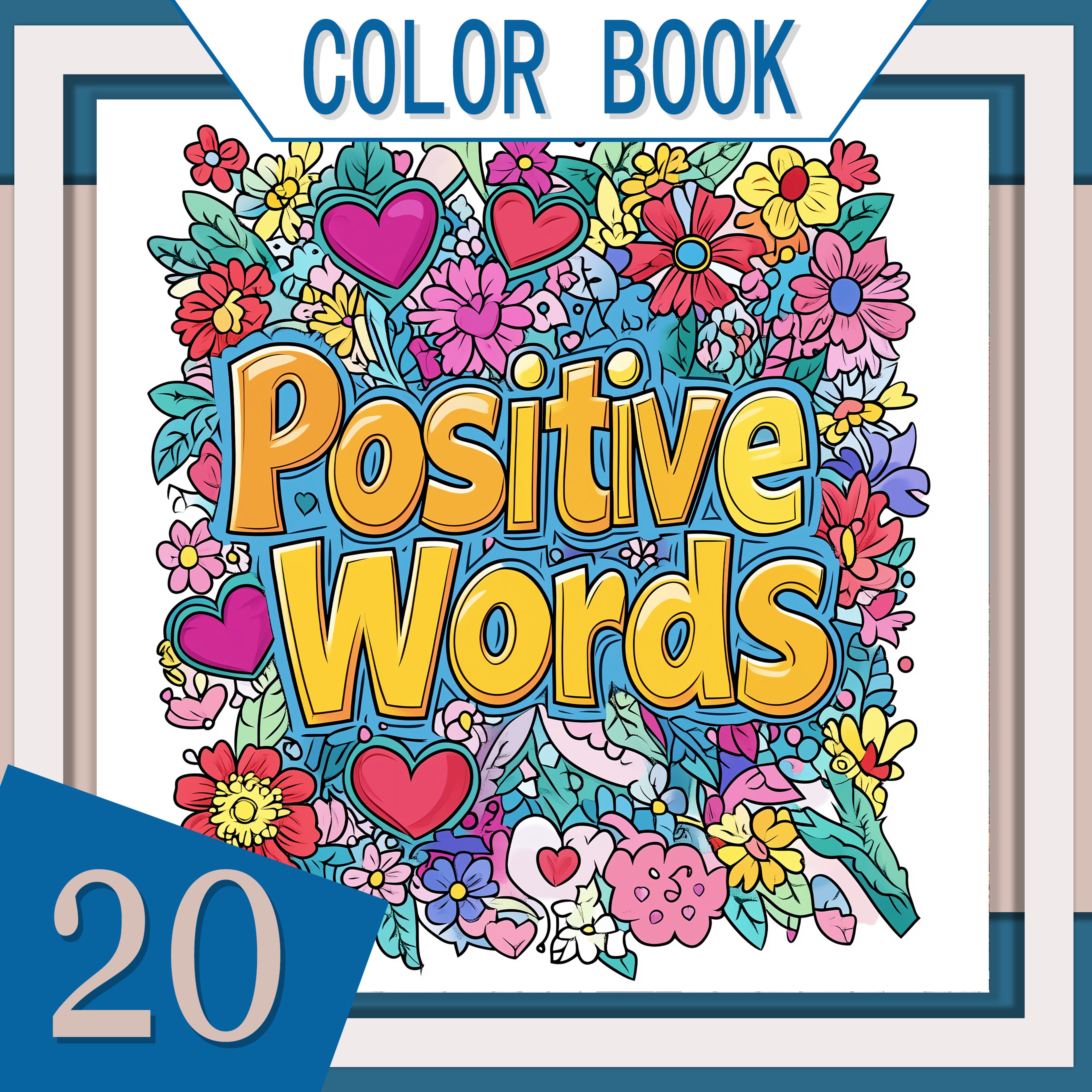 Original Artistic Illustrations, Art Premium Adult Coloring Book, for Relaxation and Creativity – view 7