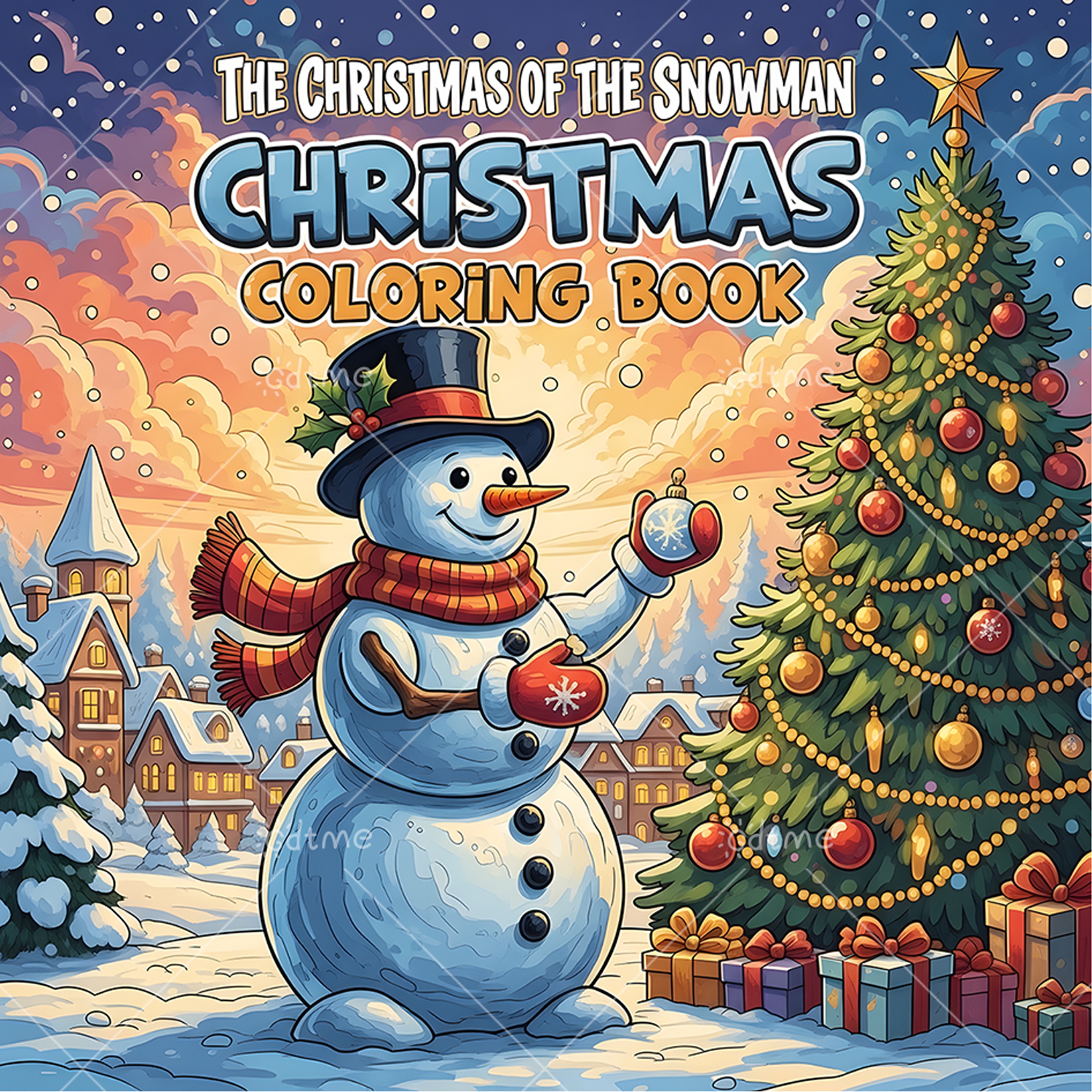 Cozy Christmas Coloring Book For Adults Creative Holiday Gift Santa Claus And Snowman Designs 0