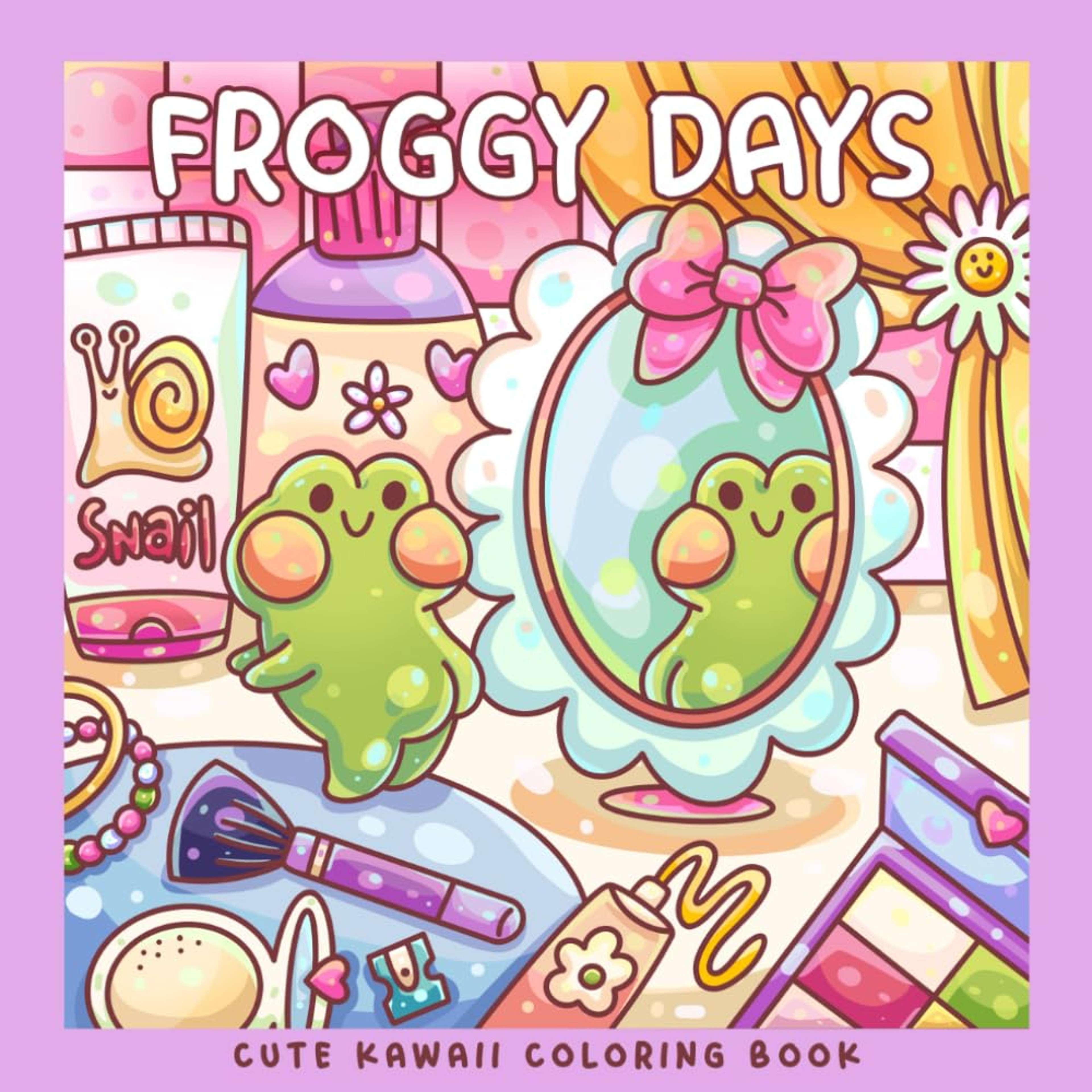 Froggy Days, Frog Coloring Book, Adorable Frog Adventures, Relaxing Coloring for All Ages, Stress Relief – view 6