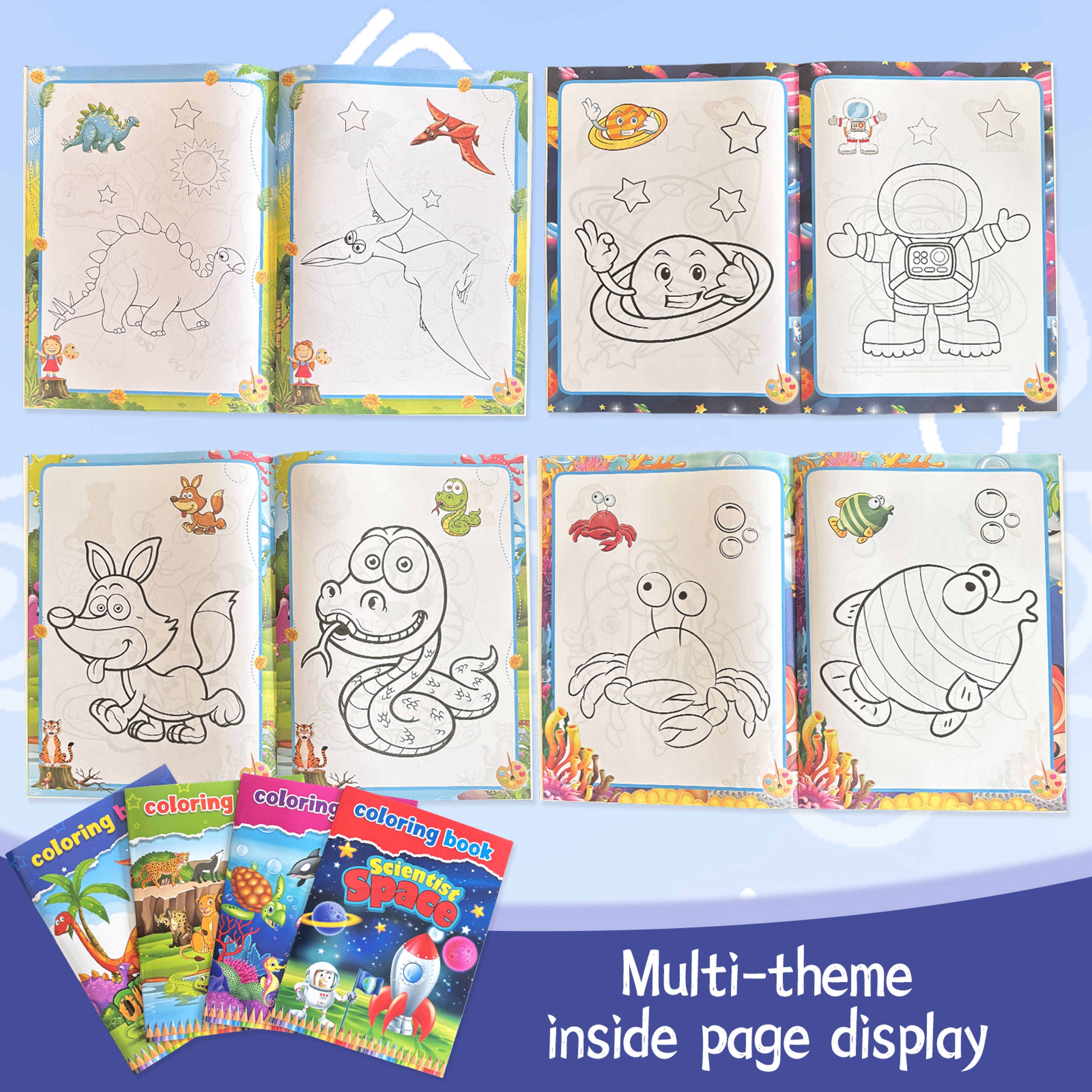 Childrens Drawing Book, Educational Toy, Color Filling Graffiti Picture Book, Creative Gift for Concentration – view 4