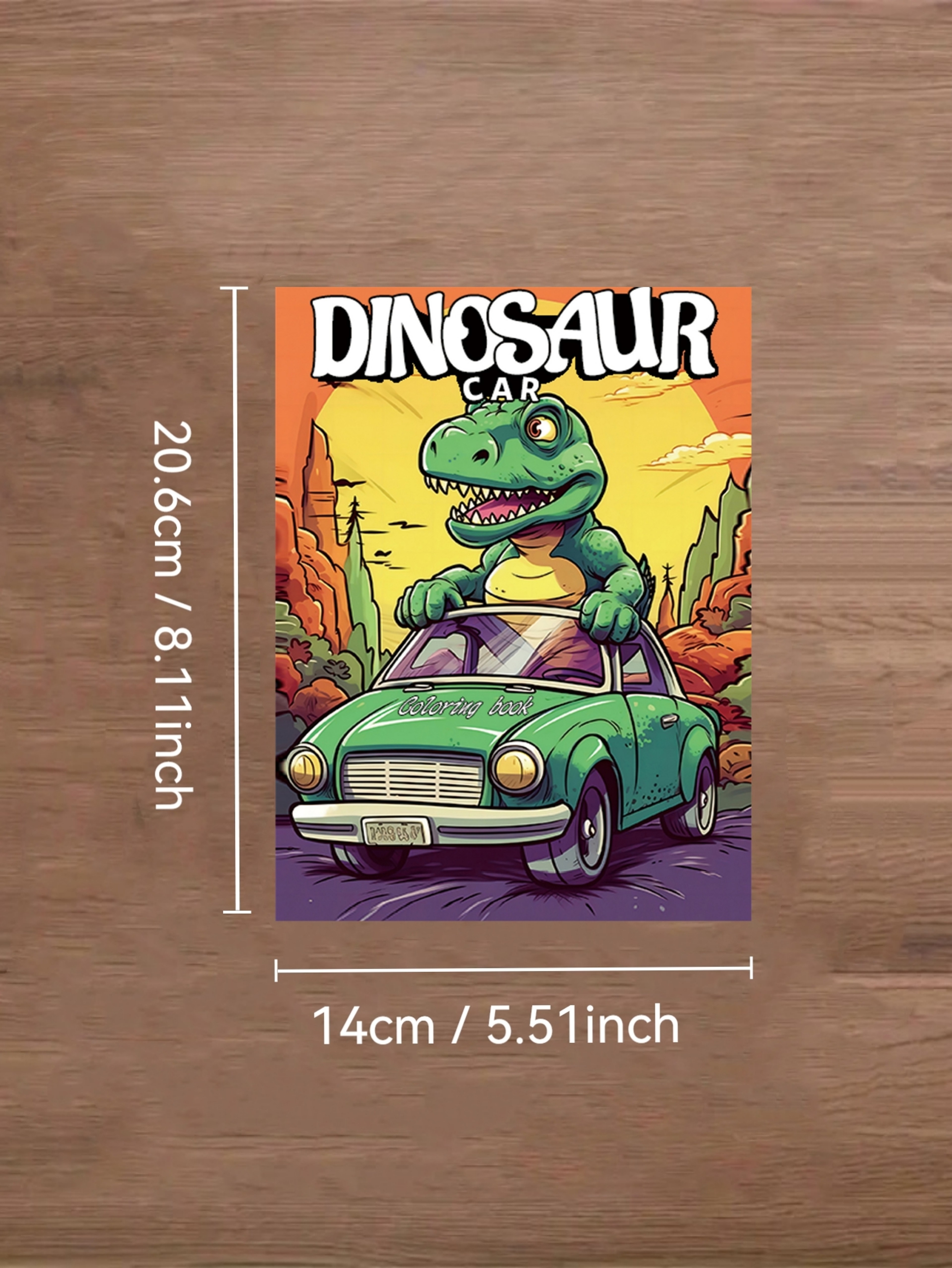 Original Dinosaur Art Coloring Book, A Thickened Paper Gift for Holidays, Birthday, and Christmas – view 7