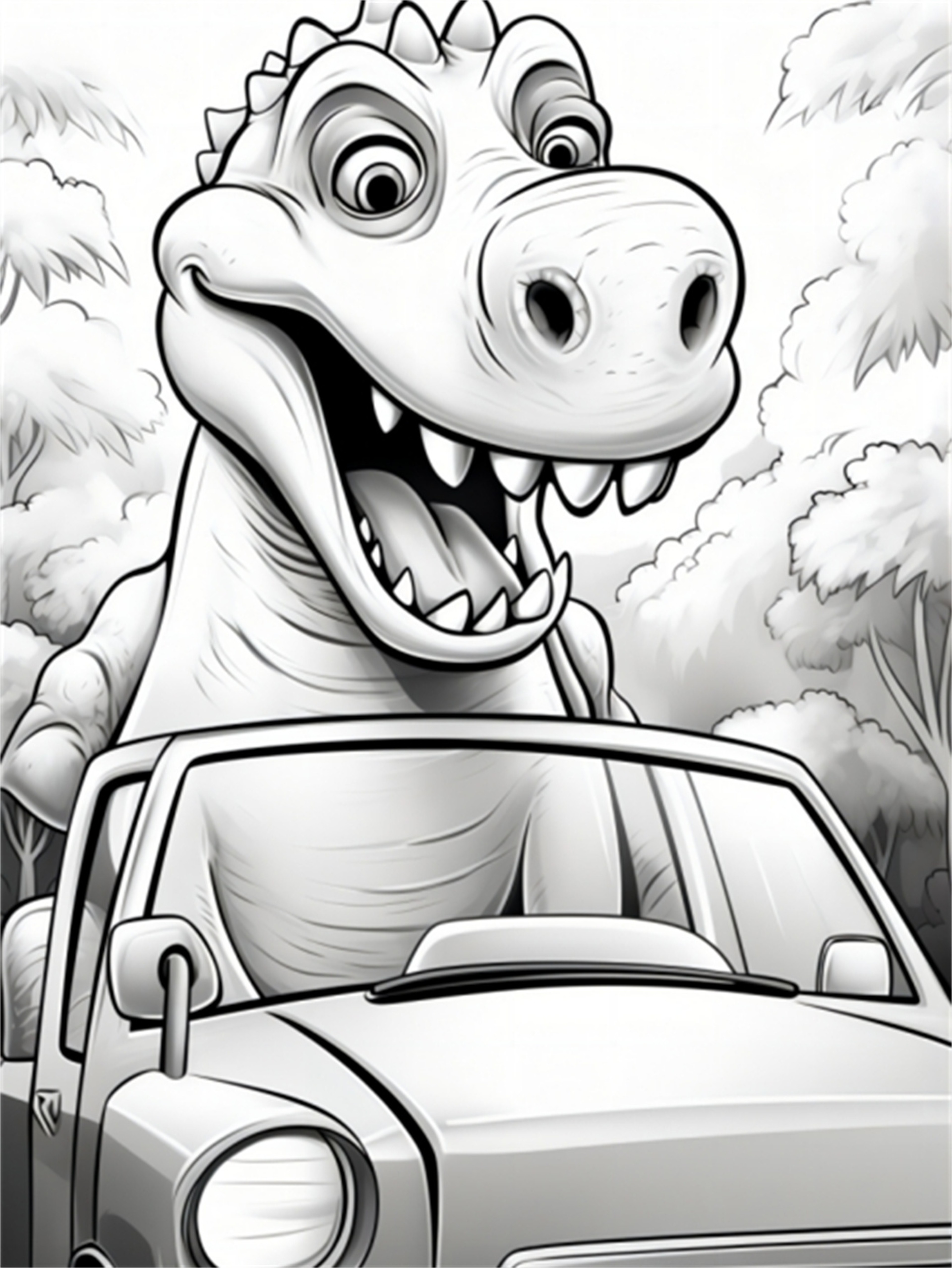 Original Dinosaur Art Coloring Book, A Thickened Paper Gift for Holidays, Birthday, and Christmas – view 6