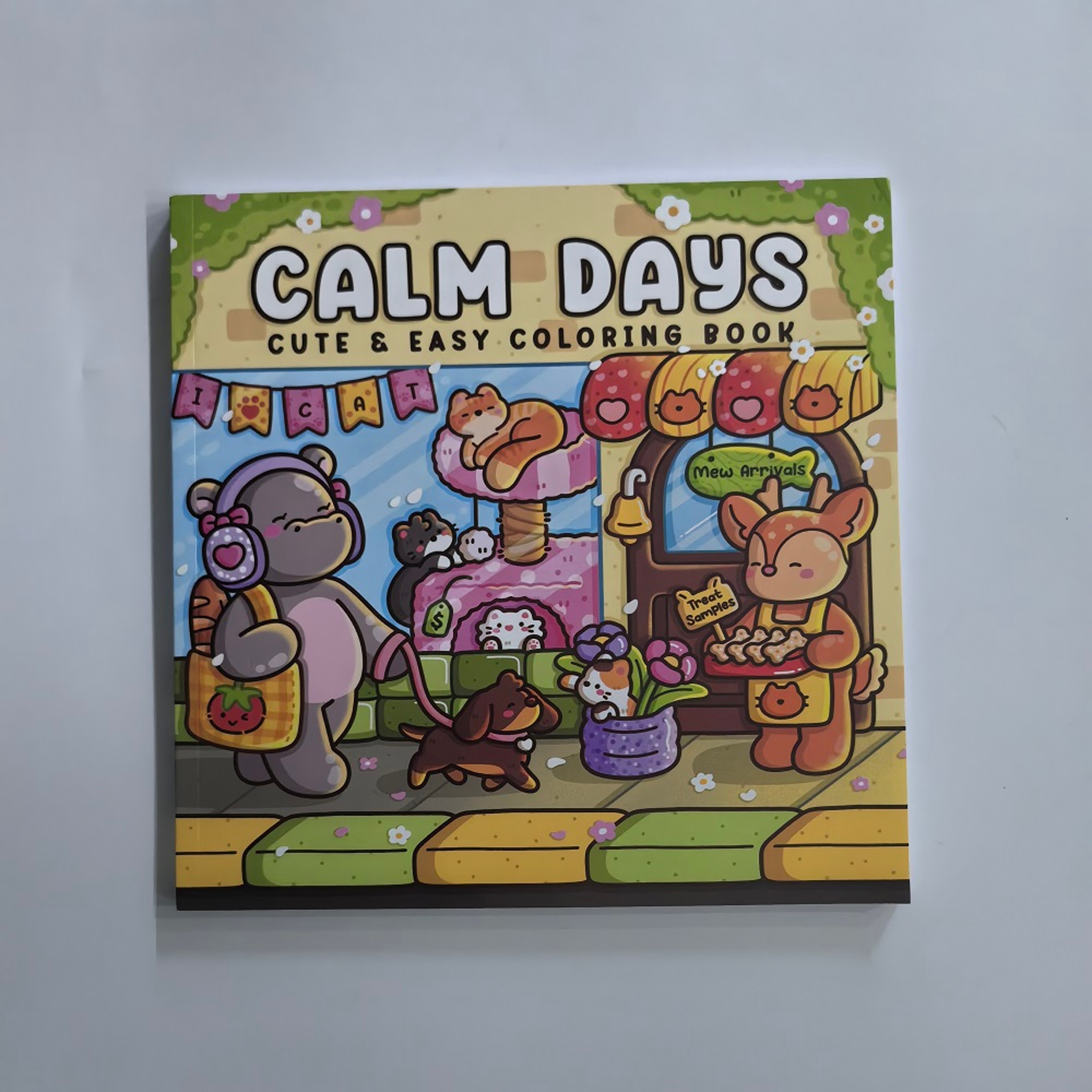 Cute Animal Drawing Book for Stress Relief, The Perfect Gift for Birthdays and Christmas, Calm Days Coloring Book – view 2