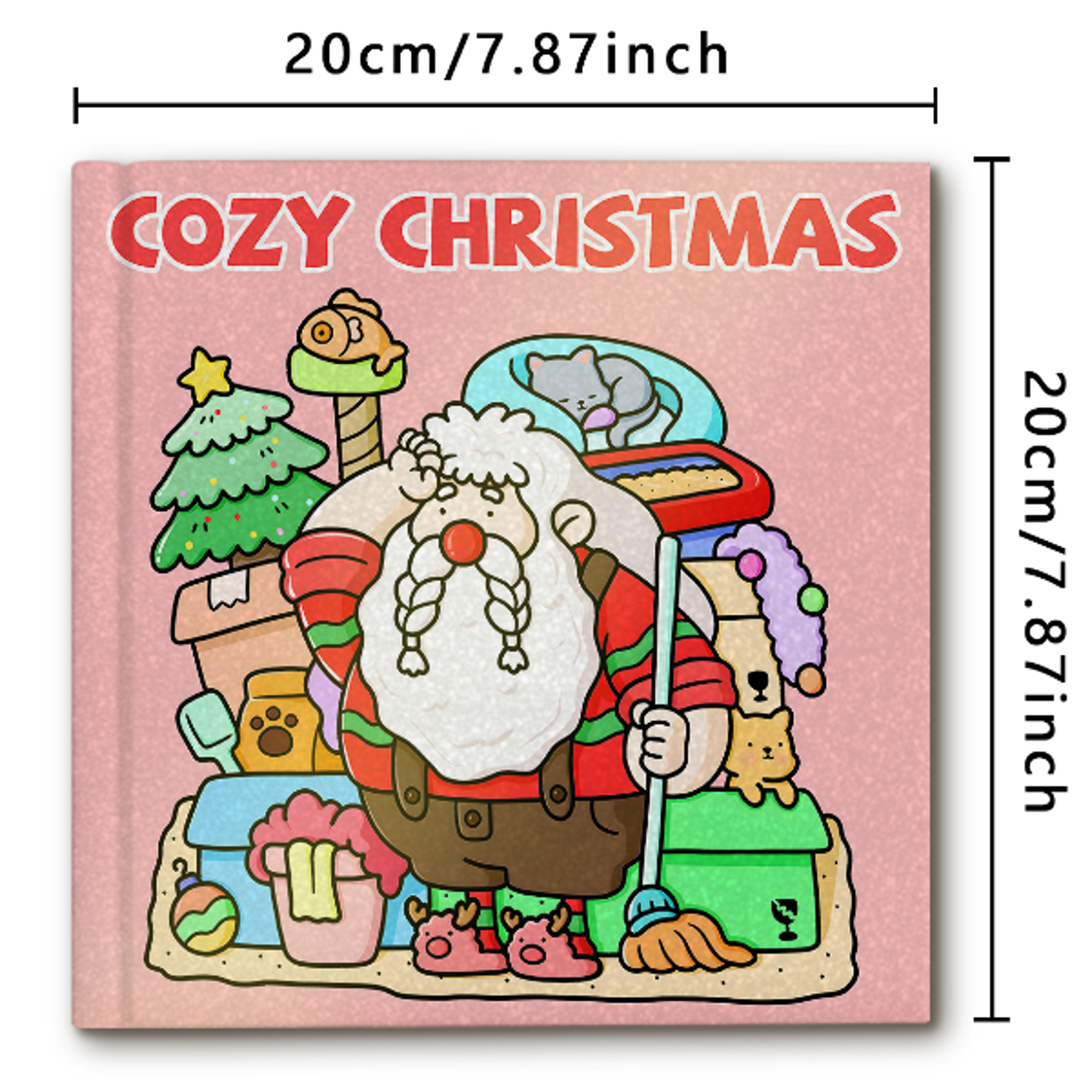 Christmas Coloring Book for Adults COZY Holiday Scenes Cute Daily Activities for Relaxation
