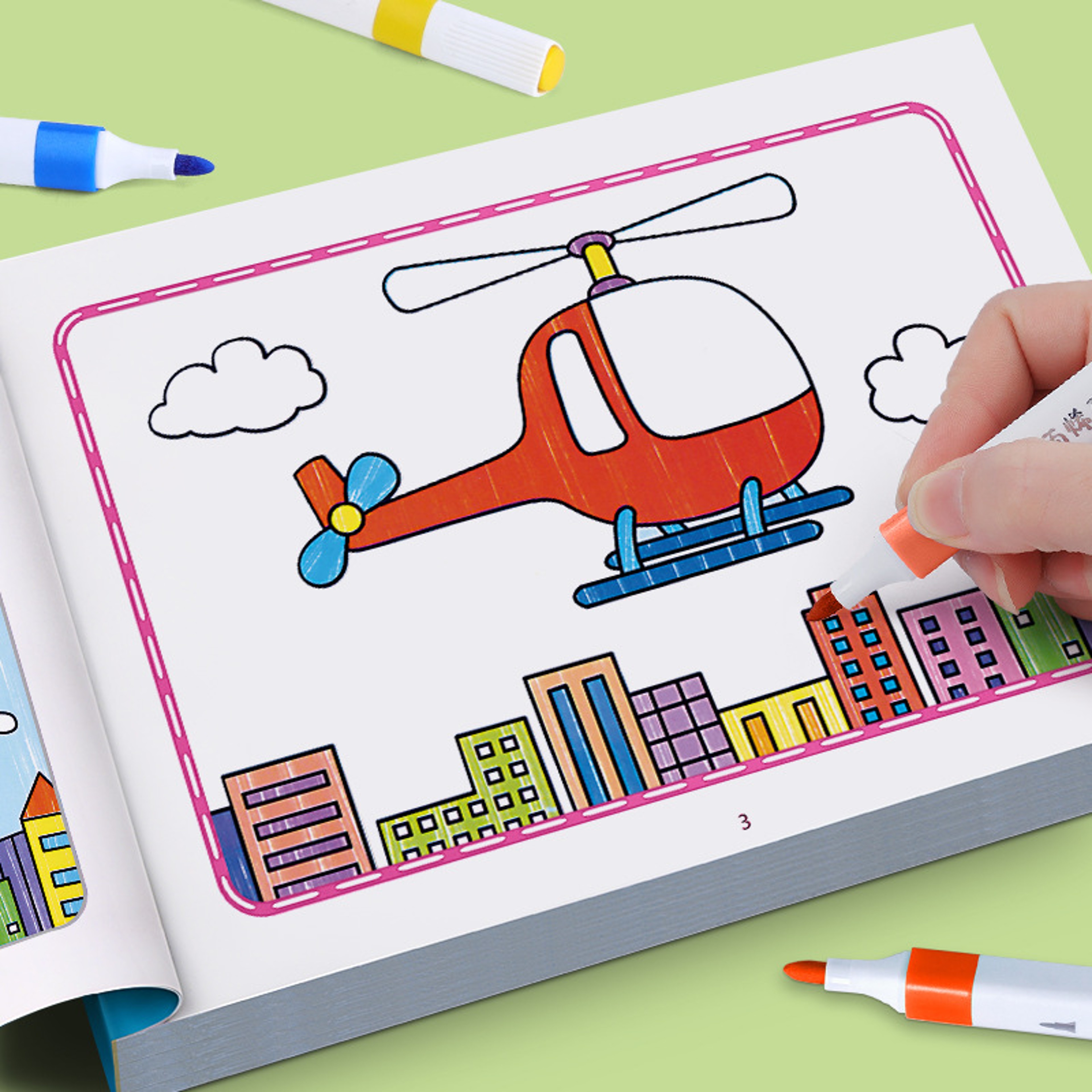 Fun Coloring Book for Kids, Cartoon Animal Drawing Book, Graffiti Art, Ideal for Children – view 3