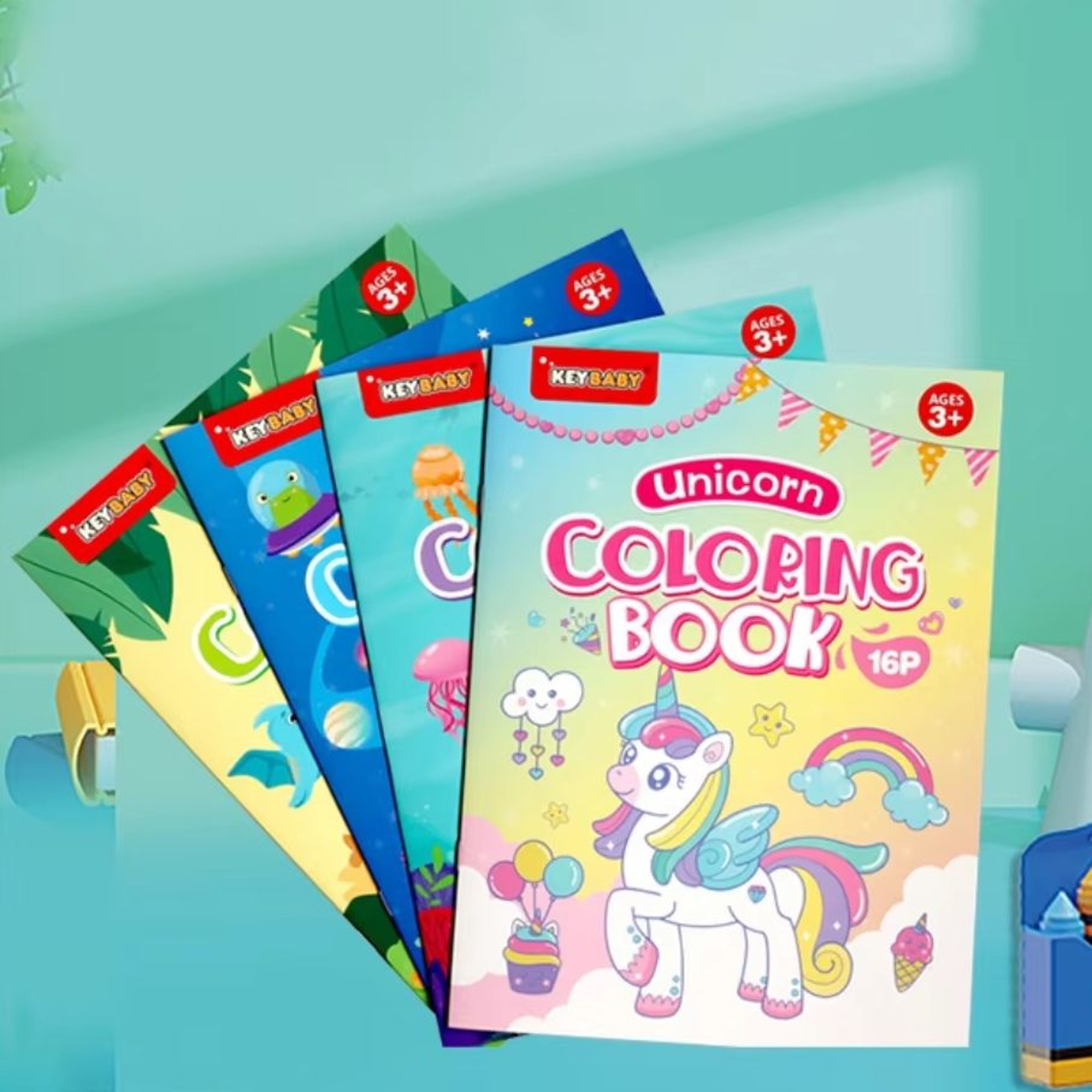 Montessori Baby Drawing Book Early Education Toys For School Childrens Coloring Books With Mermaid  0