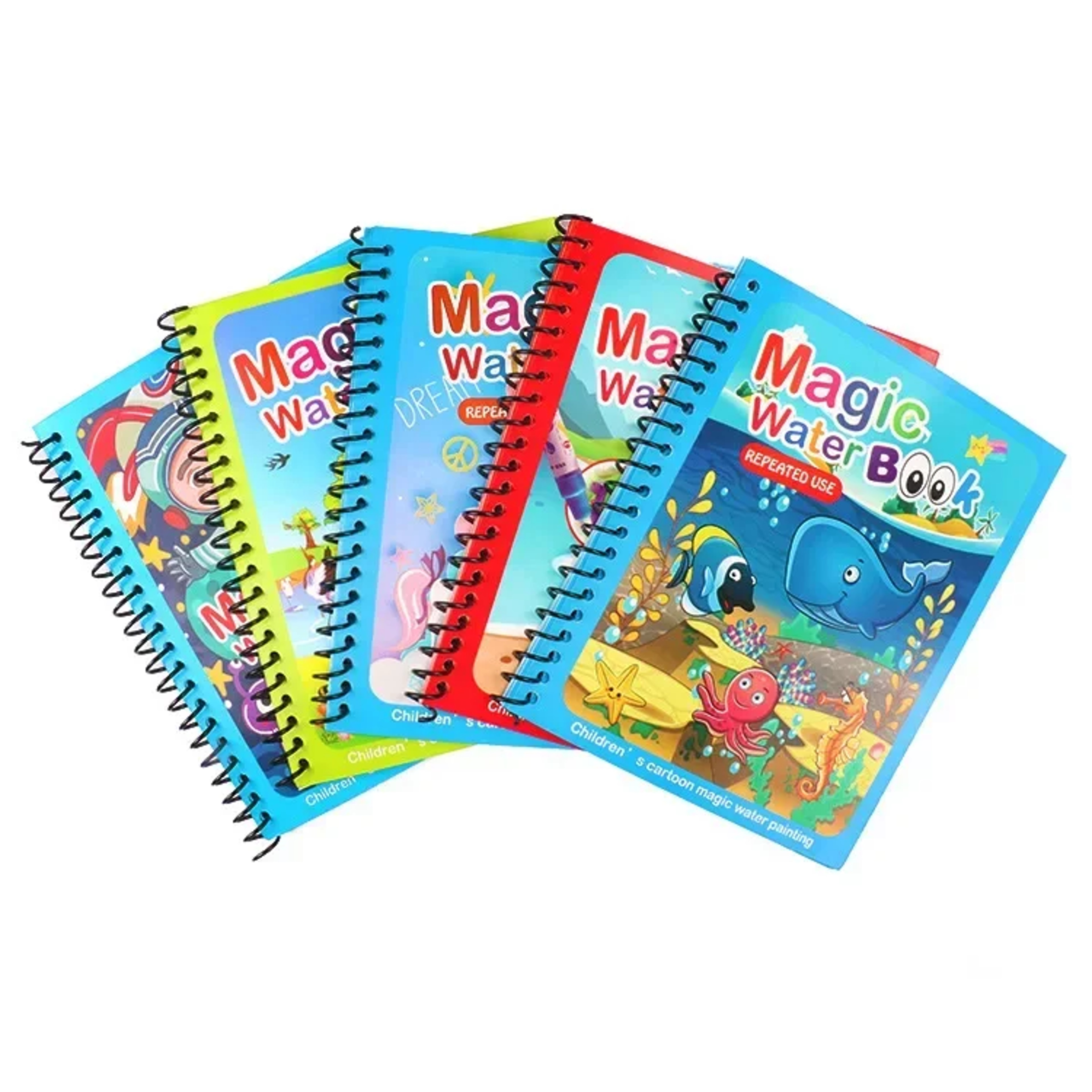 Creative Kids Water Drawing Book, Reusable Design, Portable Travel Toy, Holiday Christmas Gift – view 6
