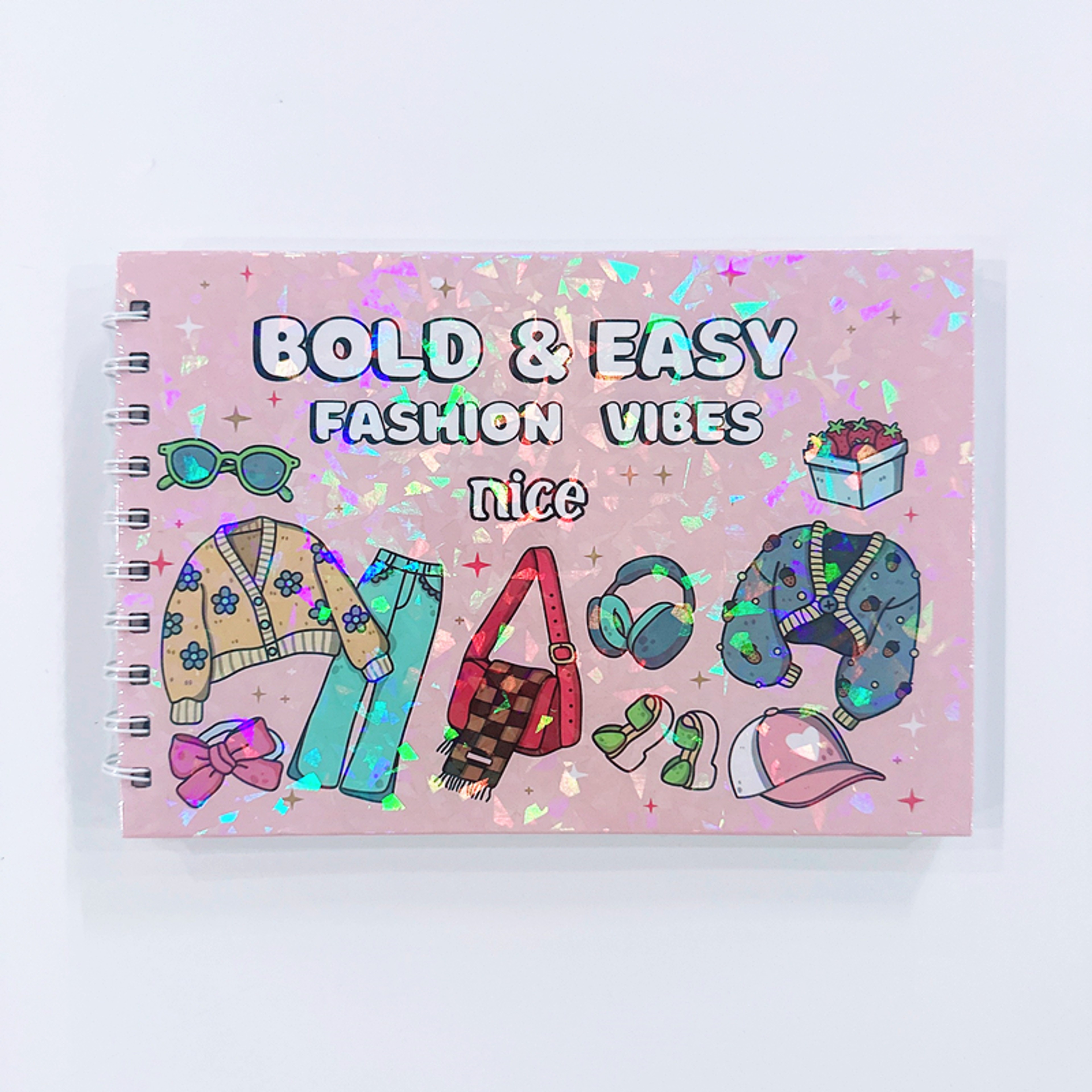 Stress Relief Coloring for Adults, Bold and Easy Fashion Vibes Coloring Book, Stylish Designs for Teens – view 8
