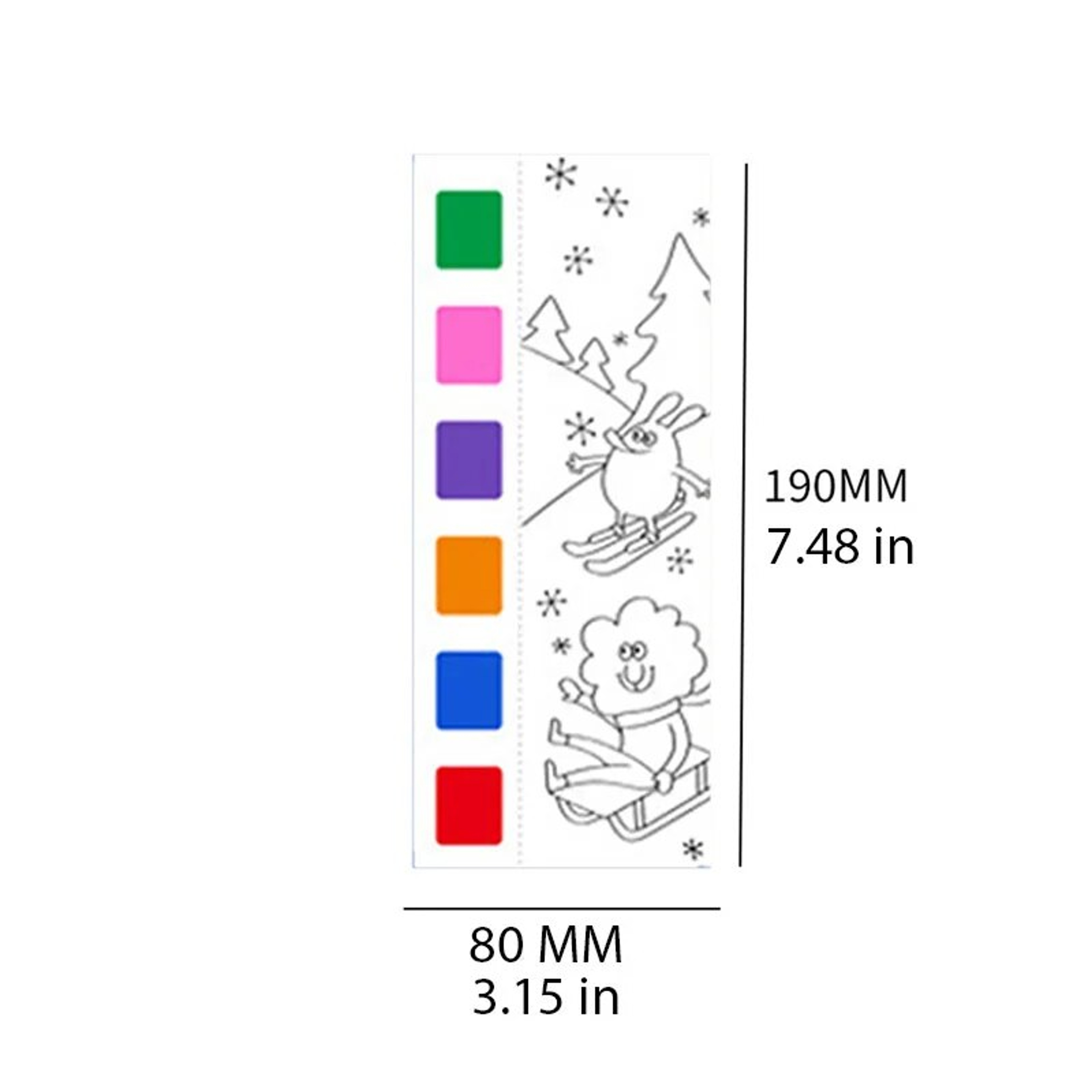 Childrens Watercolor Coloring Book, Built In Pens, Christmas Gifts, Easter And Thanksgiving Drawing Toys – view 2