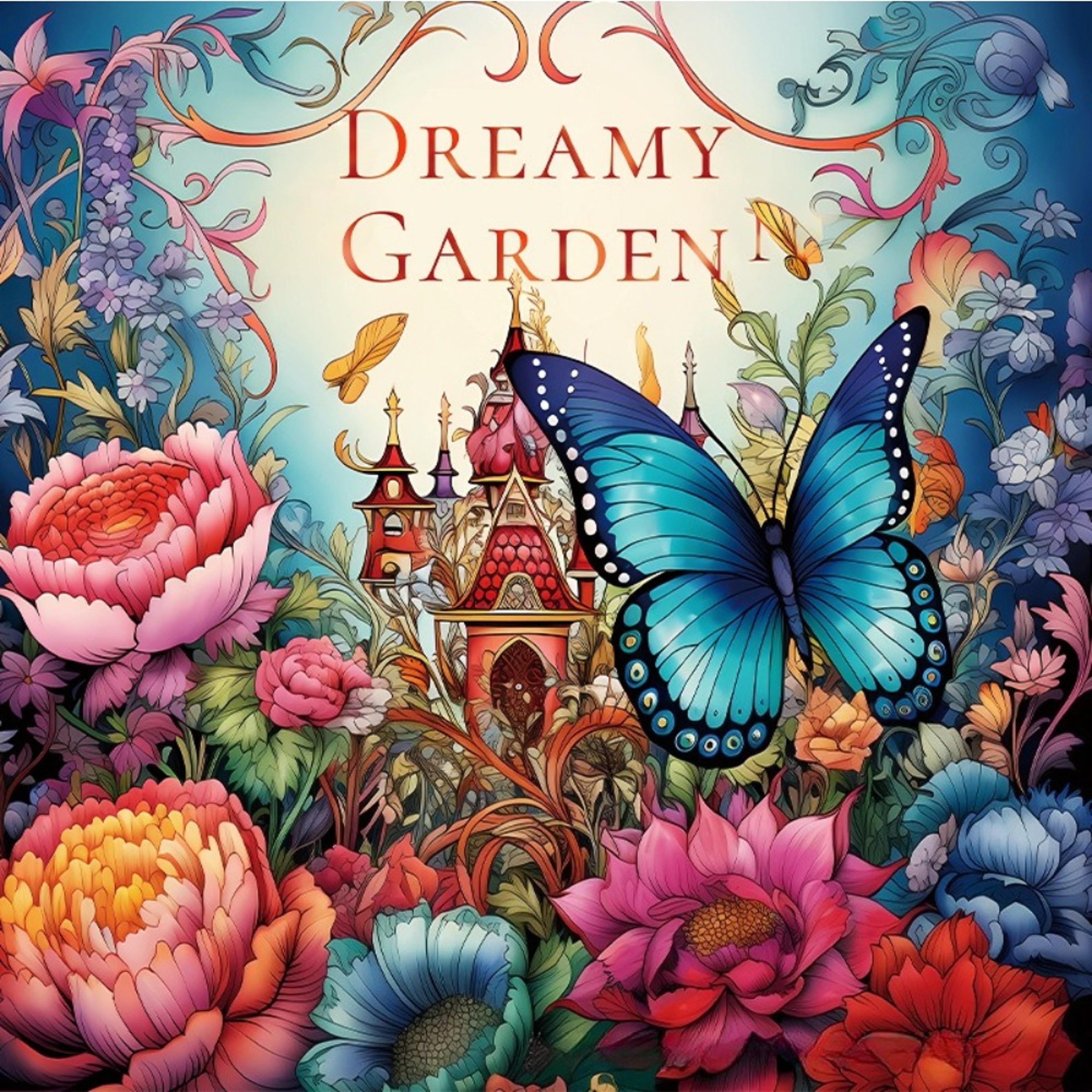 Exquisite Dreamy Garden Series, Adult Coloring Books, Premium Painting Book – view 6