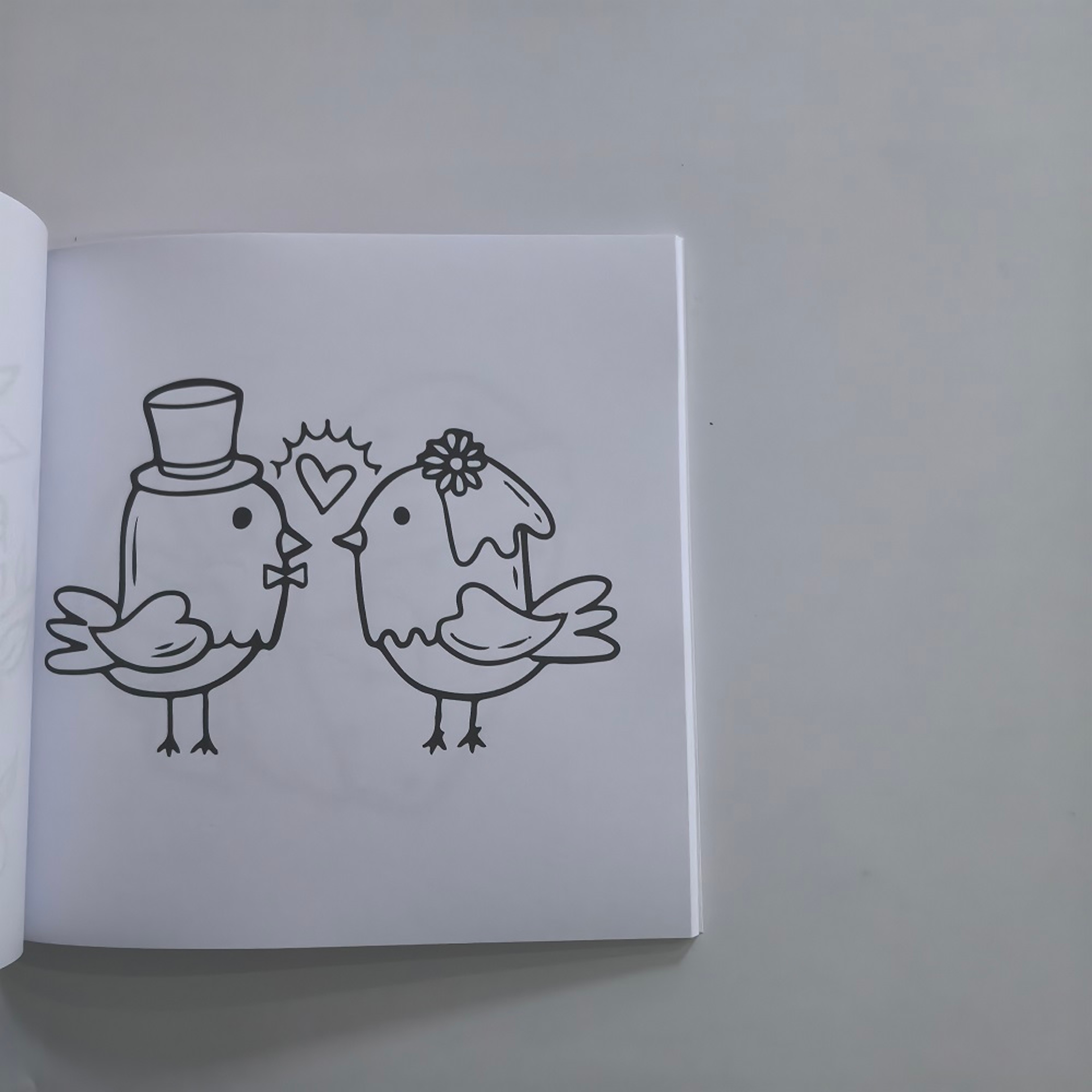 Happy Wedding Coloring Book, A Creative Gift for Adults and Teens, For Stress Relief and Fun – view 5