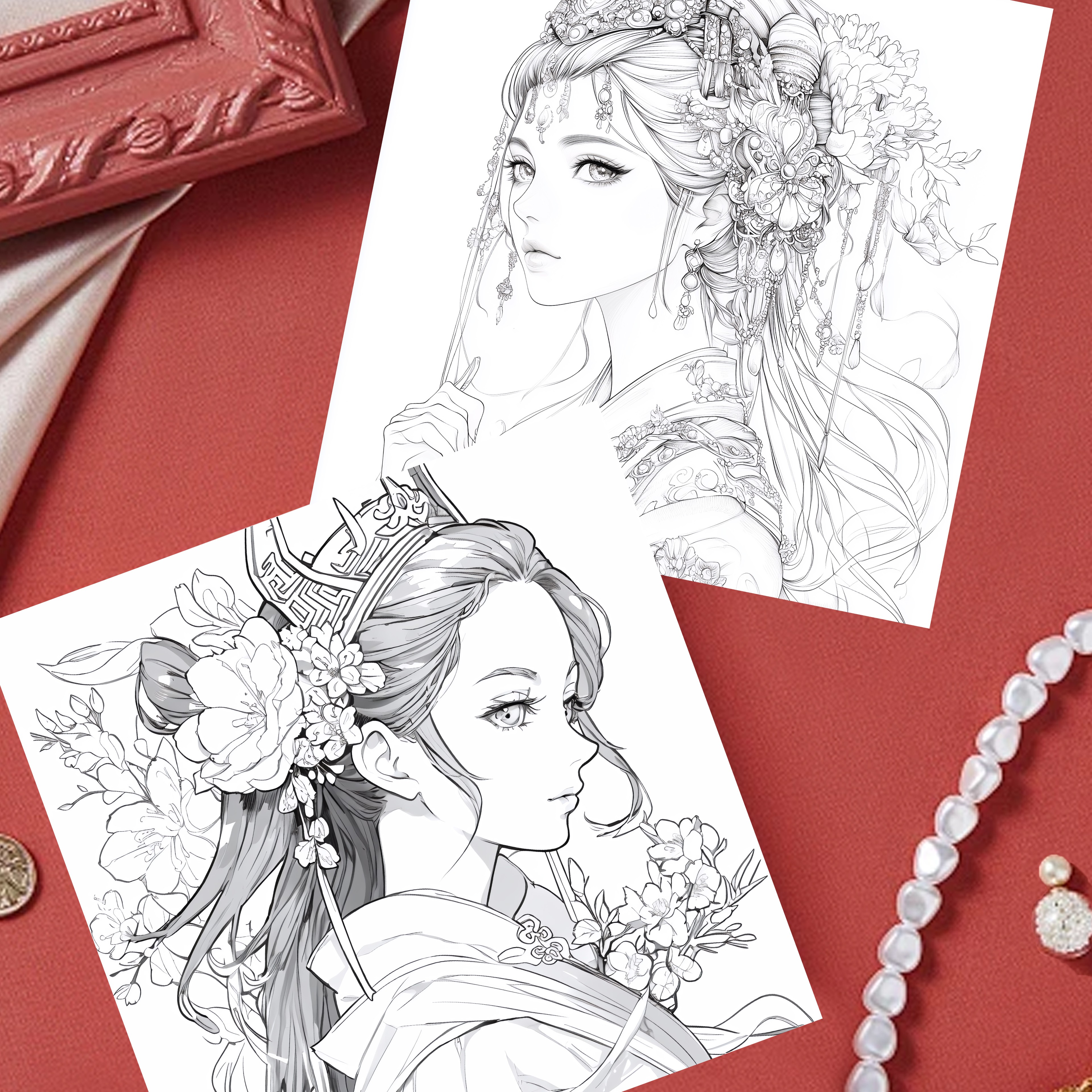 Creative Gift for Girls, Character Dress UP Coloring Book, Children Graffiti Painting Art Activity – view 6