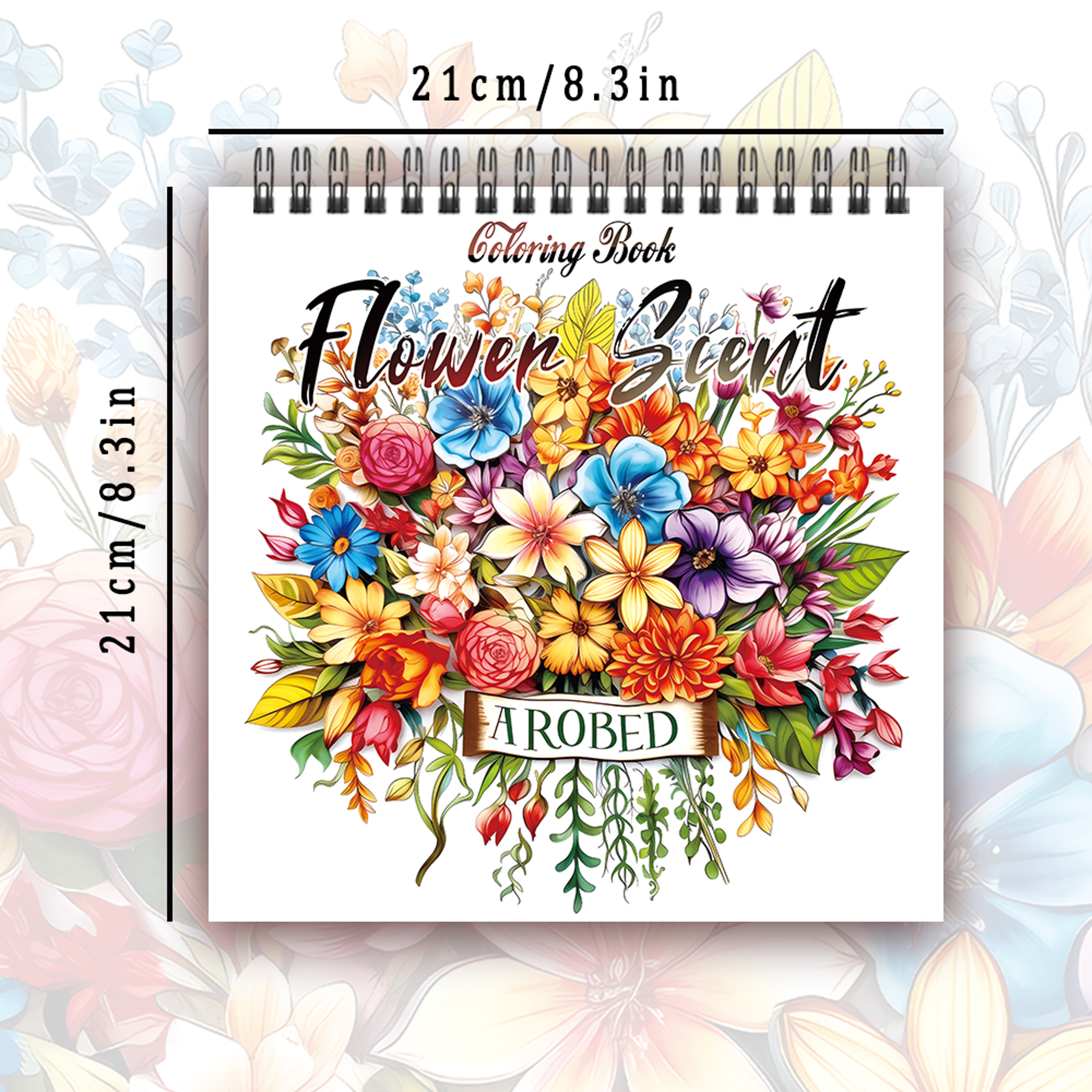 Women's Adult Coloring Book, Spiral Binding, Creative Drawing Book, Ideal Birthday Gift and Holiday Party Gift – view 8