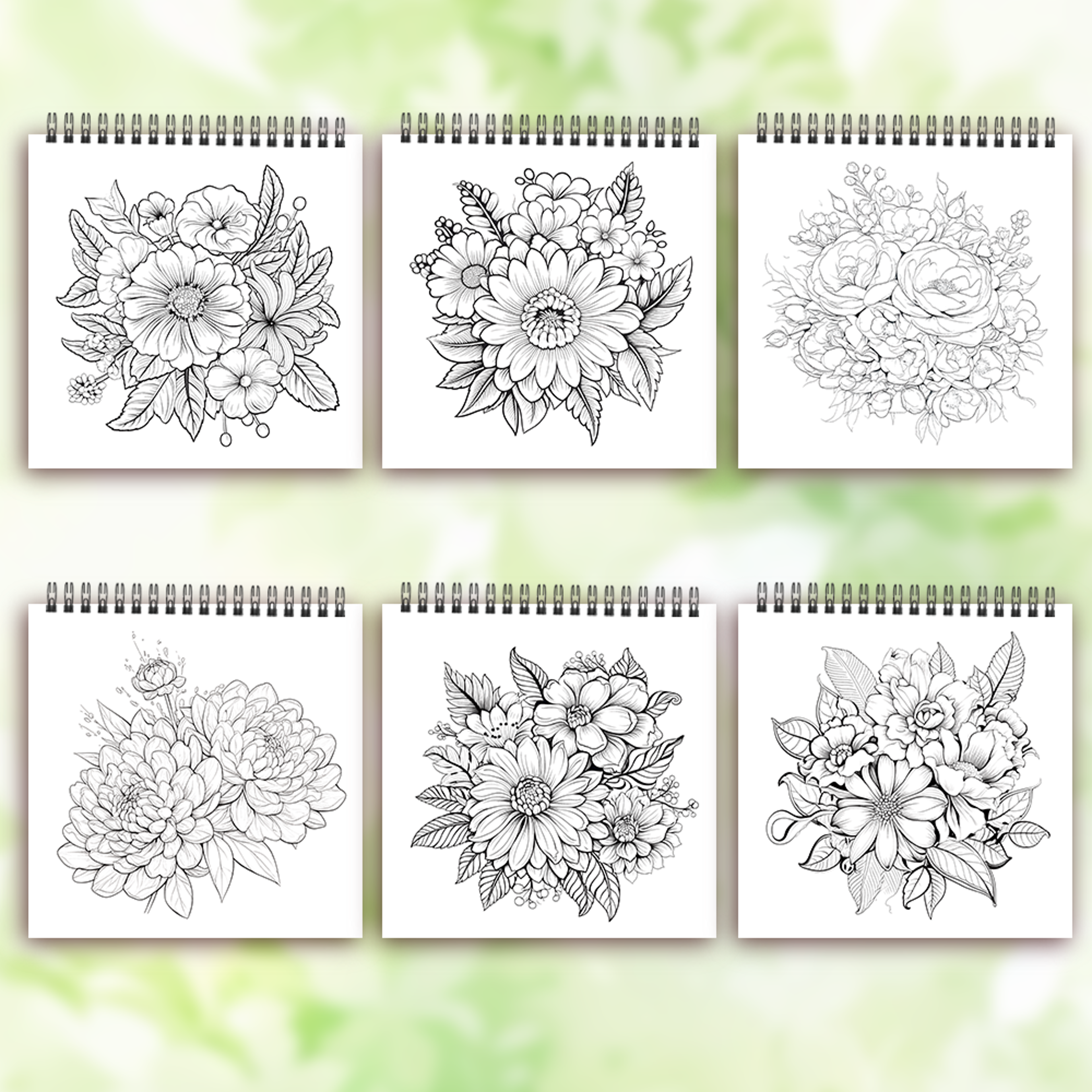 Women's Adult Coloring Book, Spiral Binding, Creative Drawing Book, Ideal Birthday Gift and Holiday Party Gift – view 6
