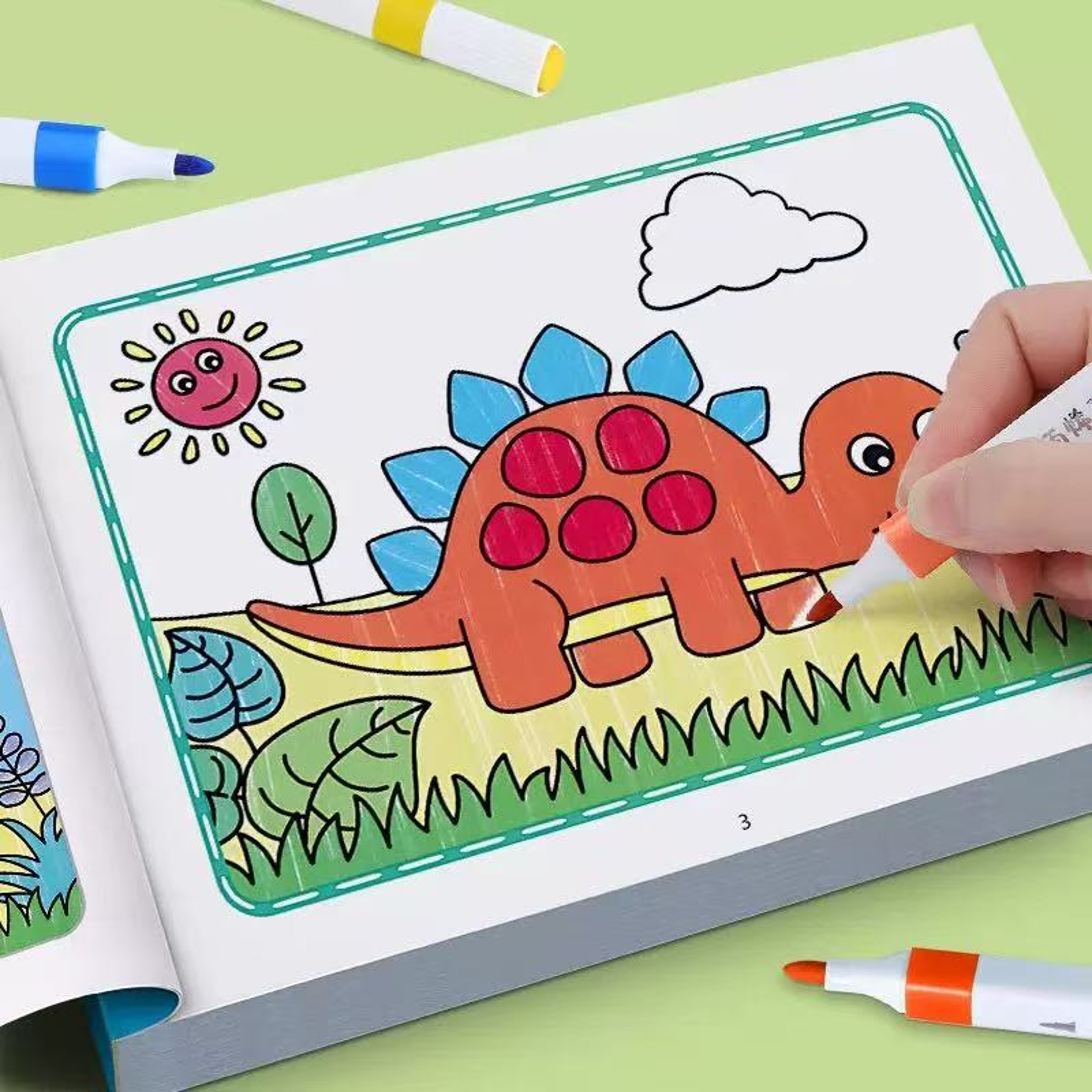 Animal Coloring Book for Kids, Educational Drawing Toys, Creative Gift for Boys and Girls, Toddler Activity Pad – view 1