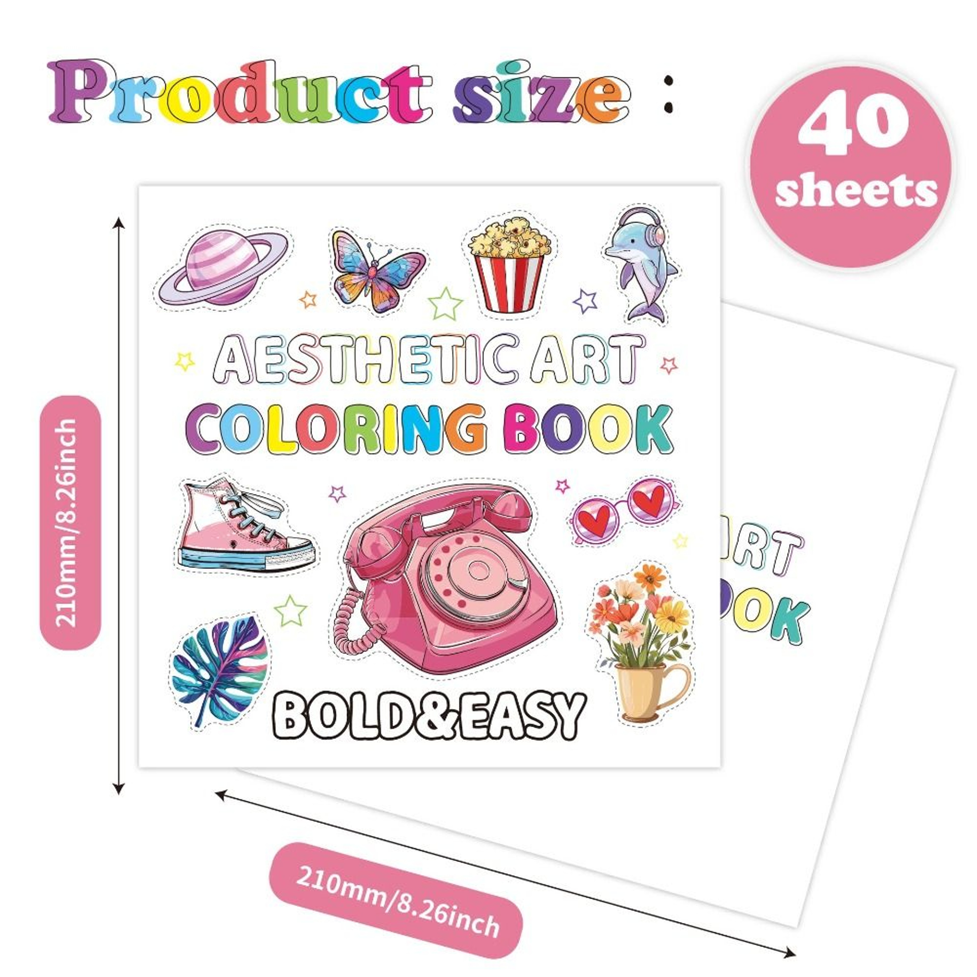 Educational Graffiti Painting Book Vegetables Fruit Insects Coloring Book Spring And Easter Doodles 3