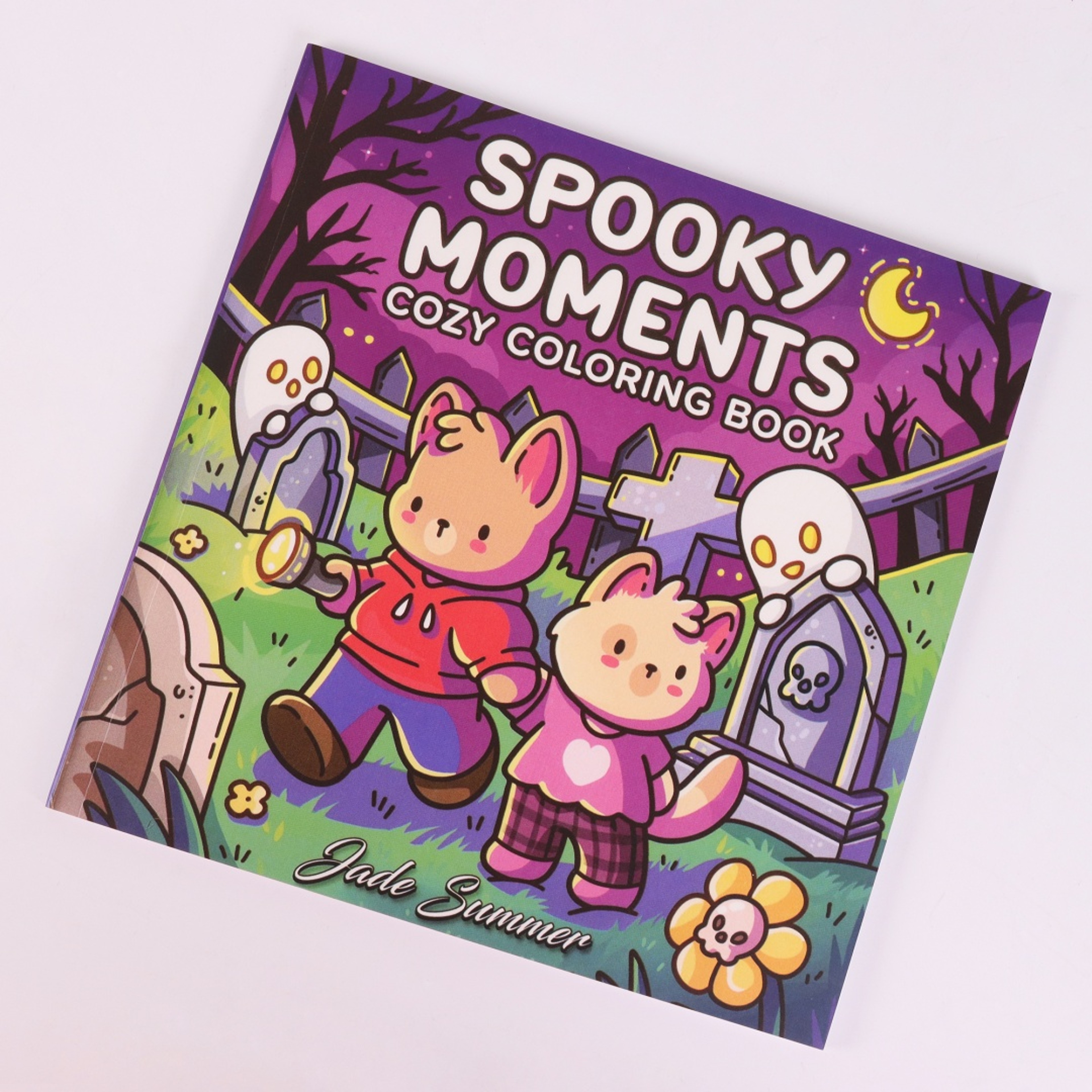 Adult Coloring Book, Lovely And Creepy Creatures, Cozy Moments for Relaxation, Stress Relief – view 4