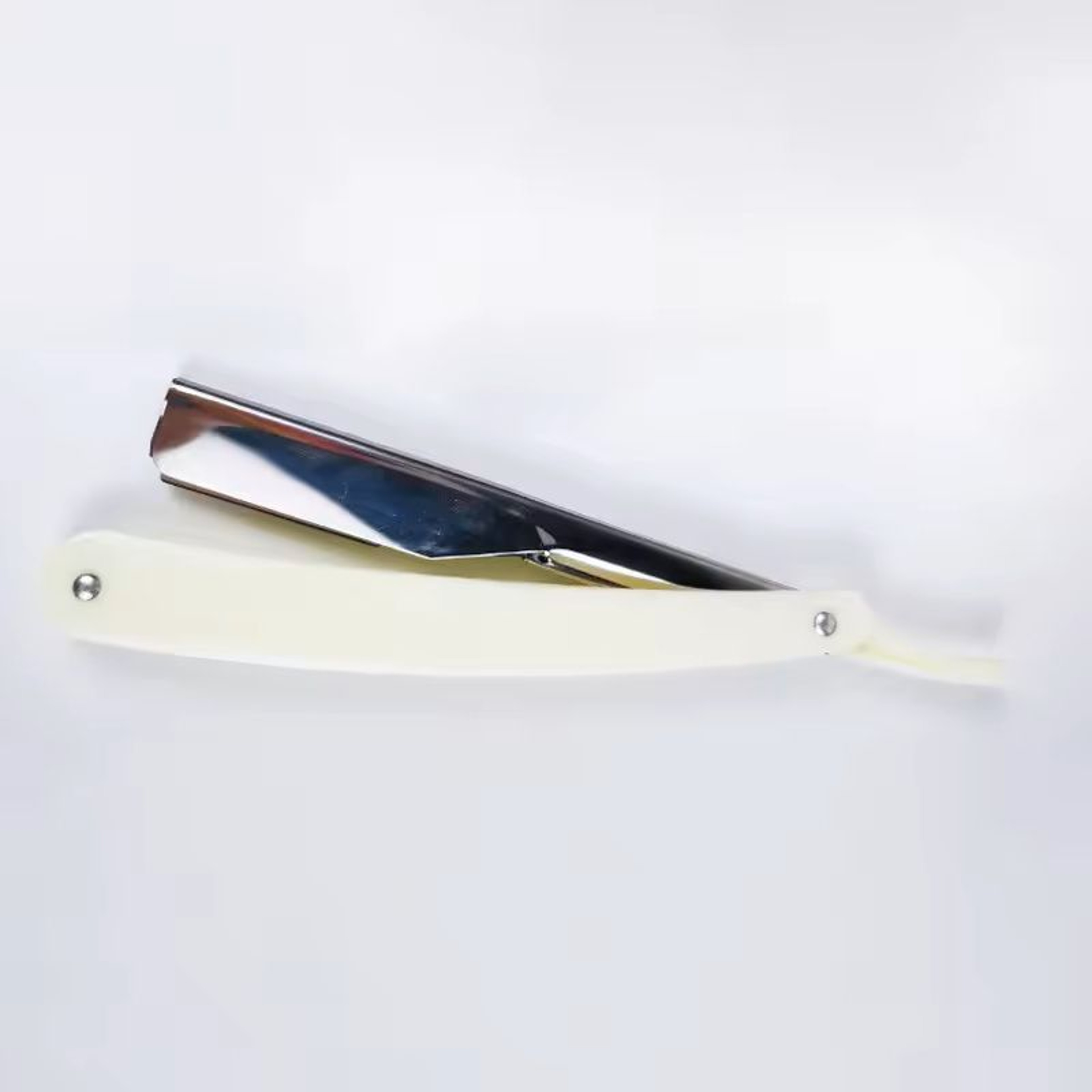 Stainless Steel Straight Razor For Men With Safety Beard Shaver And 10Pack Blades 0