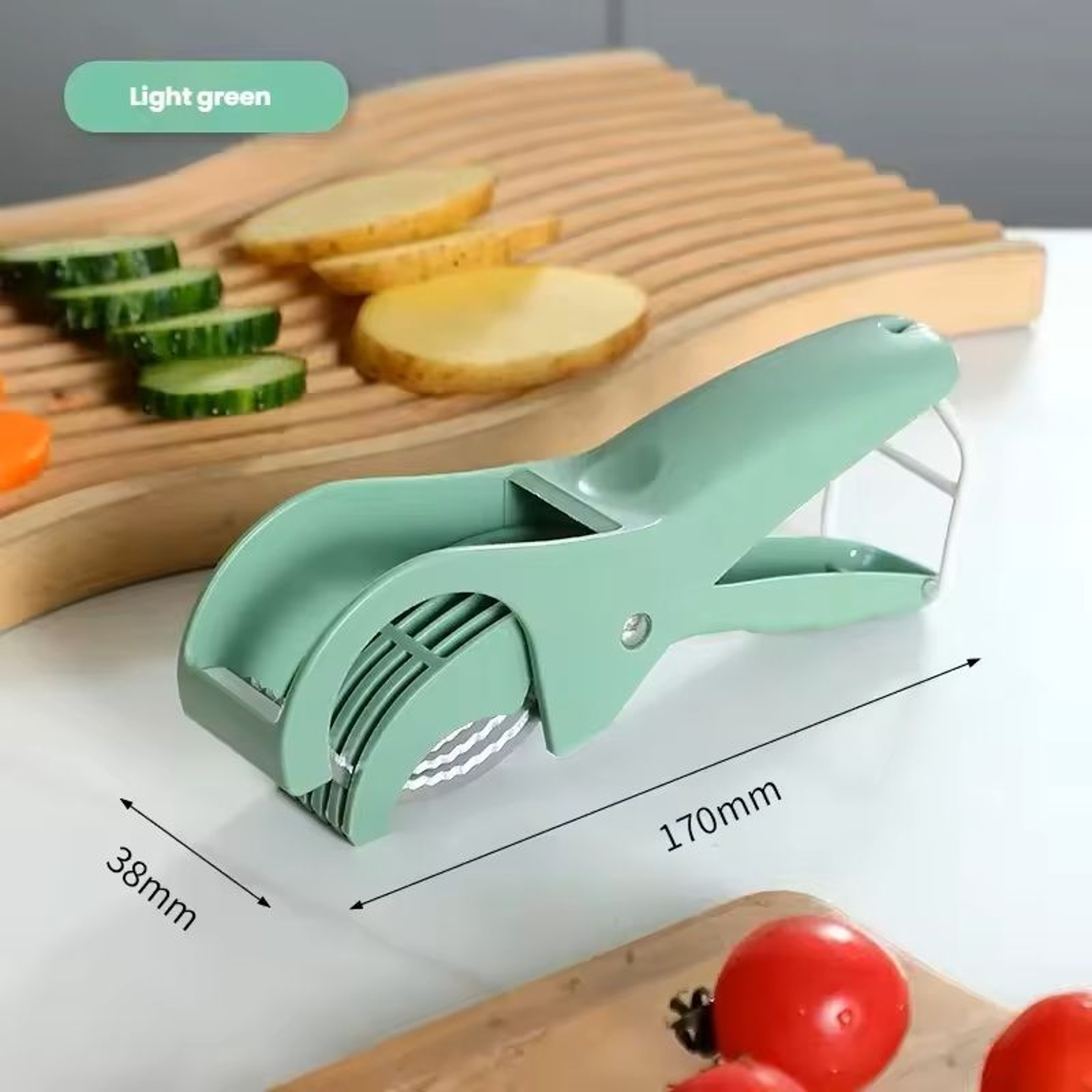 Stainless Steel Vegetable  Fruit Slicer  MultiFunctional Salad Tool 5