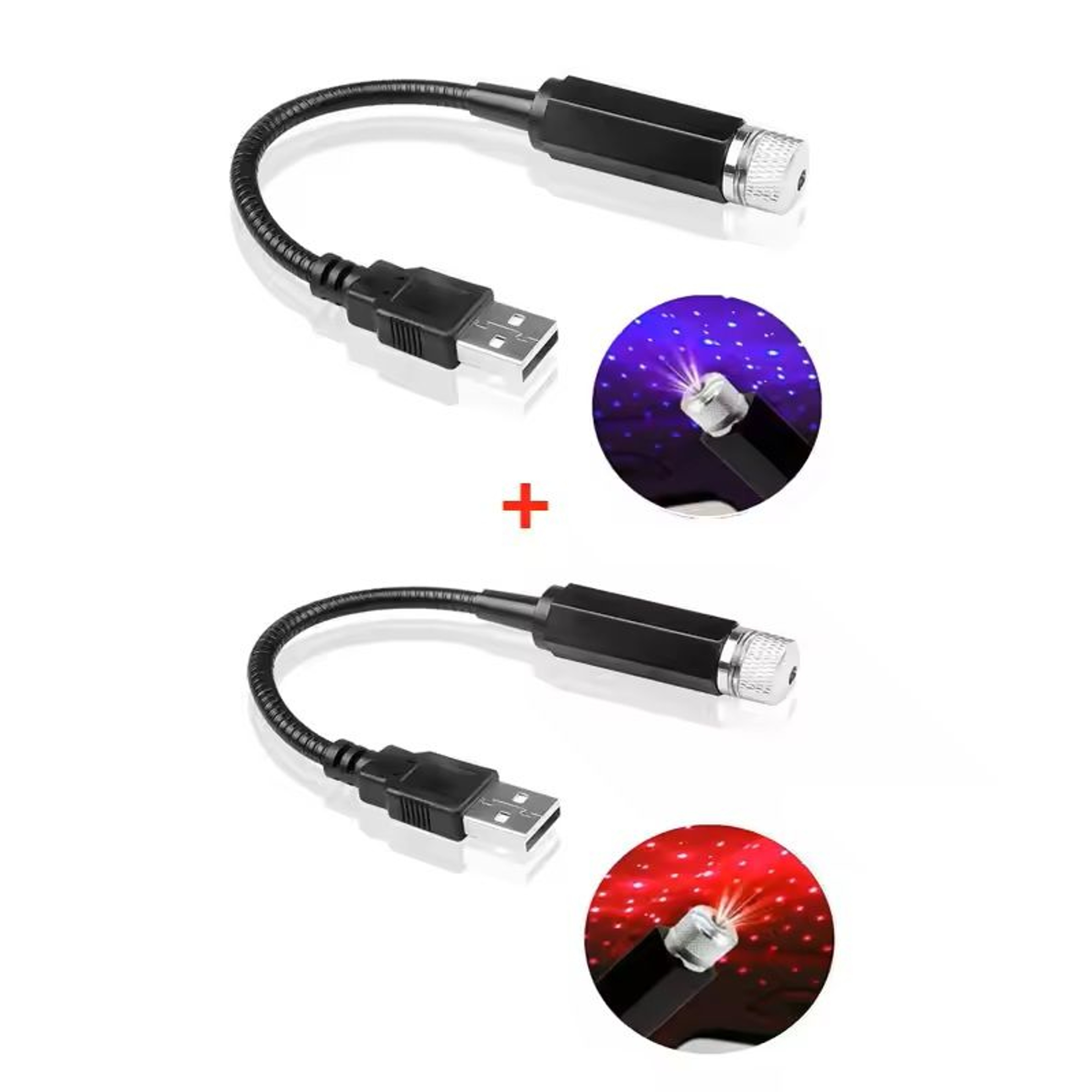 USB Mini LED Star Night Light Projector For Car Roof And Room Ceiling 8