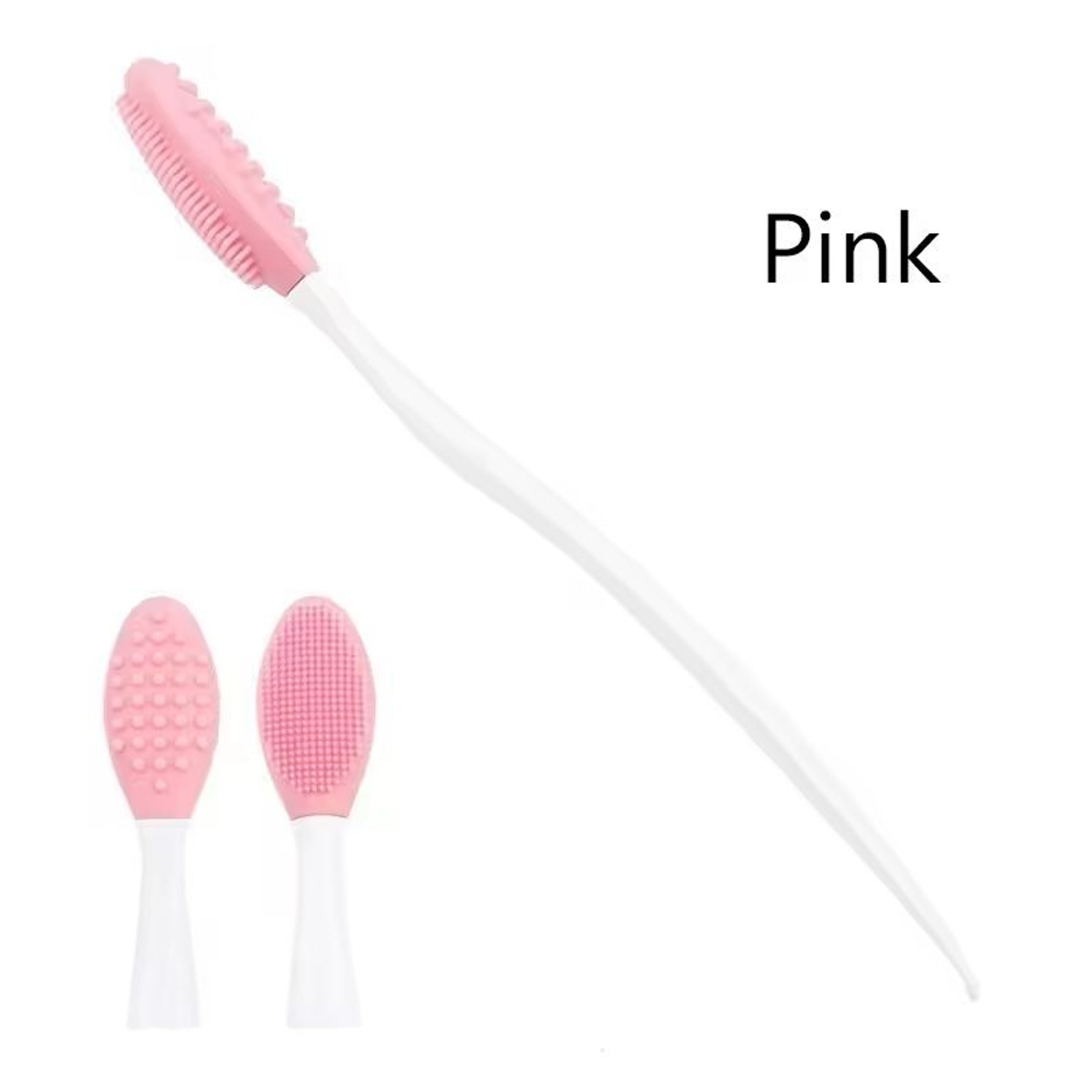 Silicone Facial Exfoliating Brush With Replacement Head For Deep Pore  Blackhead Cleaning 8