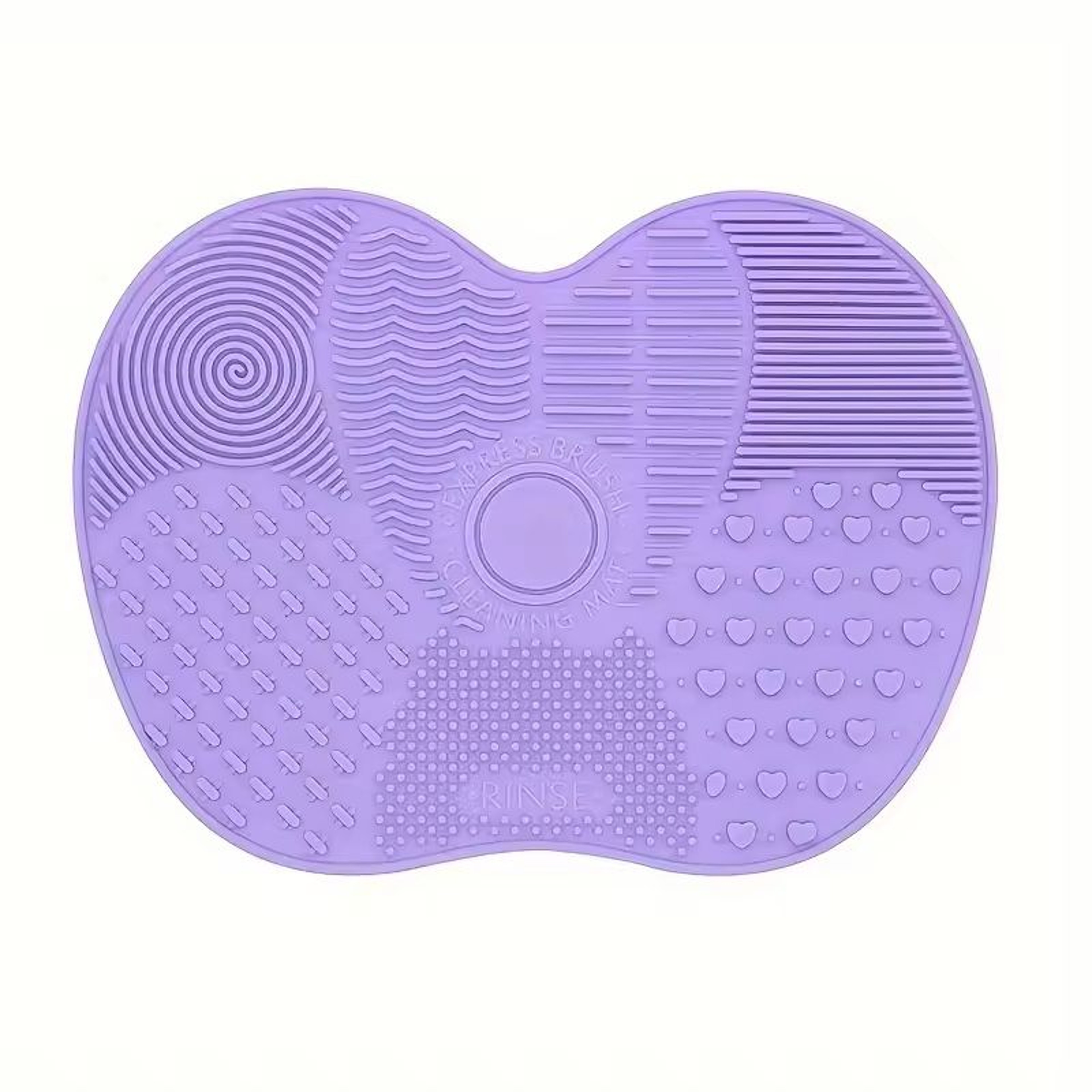 Silicone AppleShaped Makeup Brush Cleaner Pad With Suction Cup 11