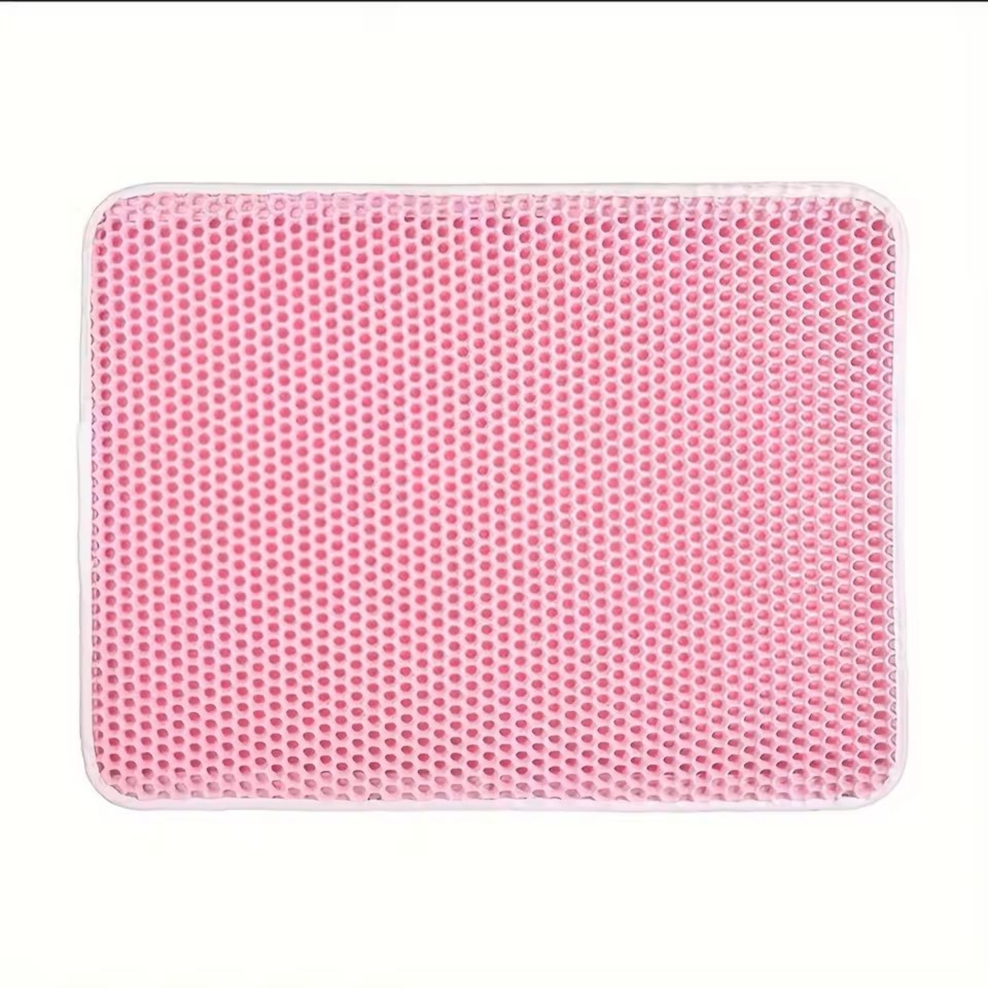 Large Honeycomb DoubleLayer Cat Litter Mat  Waterproof  Easy Clean 1