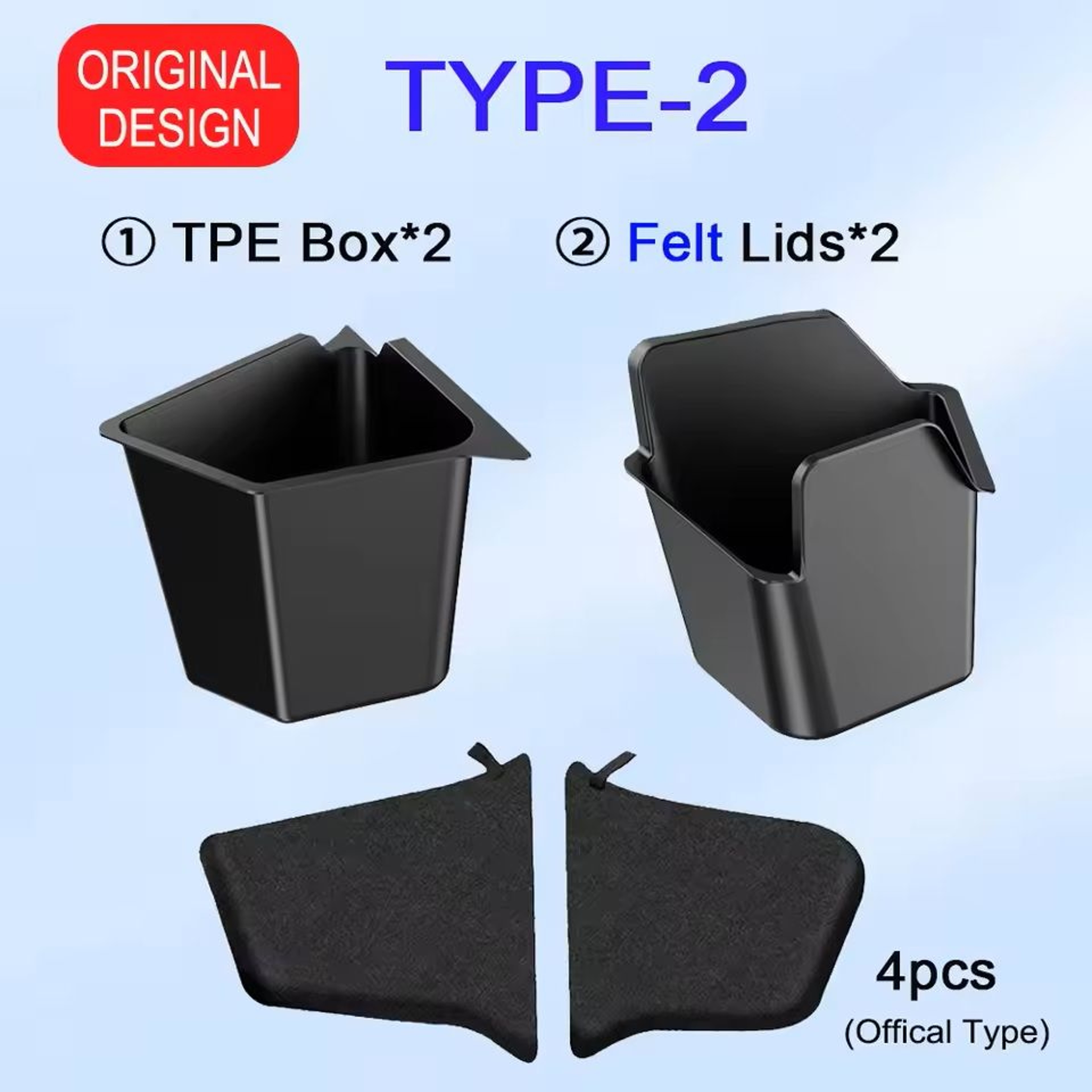 JuniperFit Trunk Organizer  Side Storage Box With Flocked TPE Mat For Tesla Model Y 20202025 10