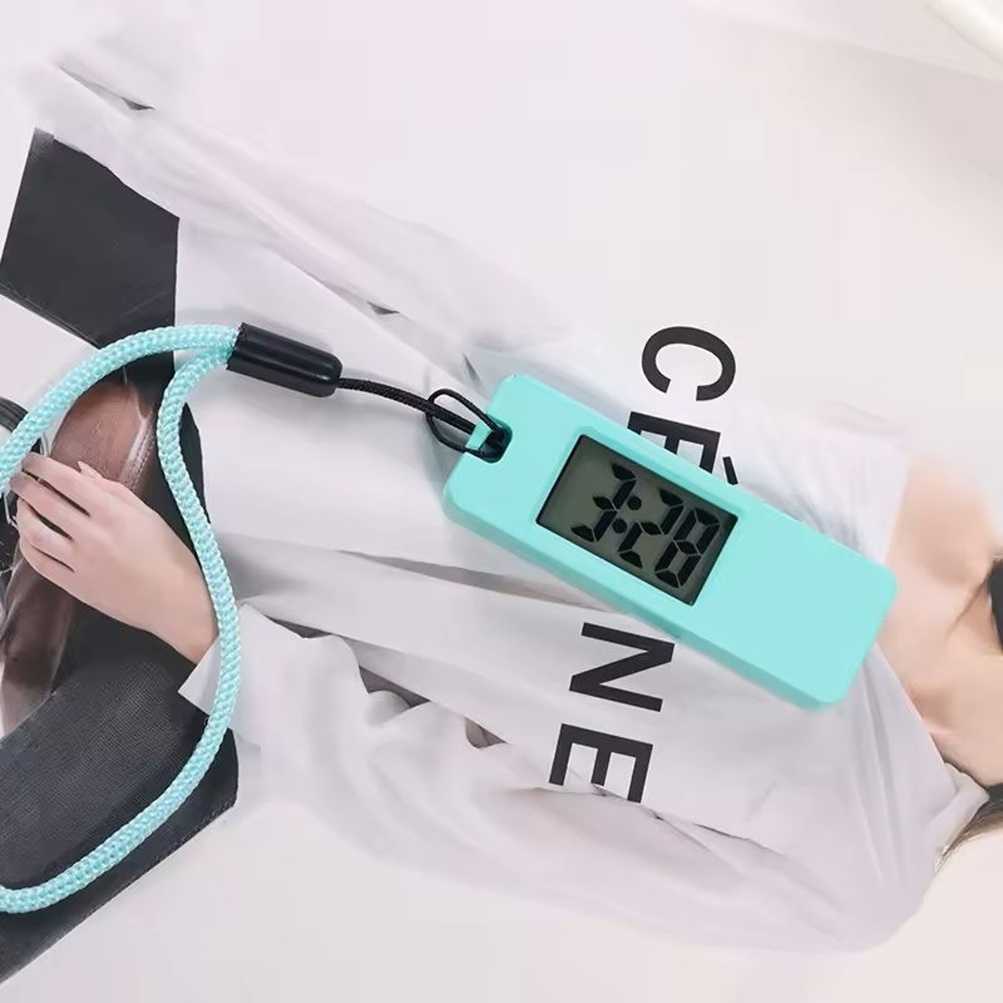 GlowKey LED Digital Keychain Pocket Watch 9