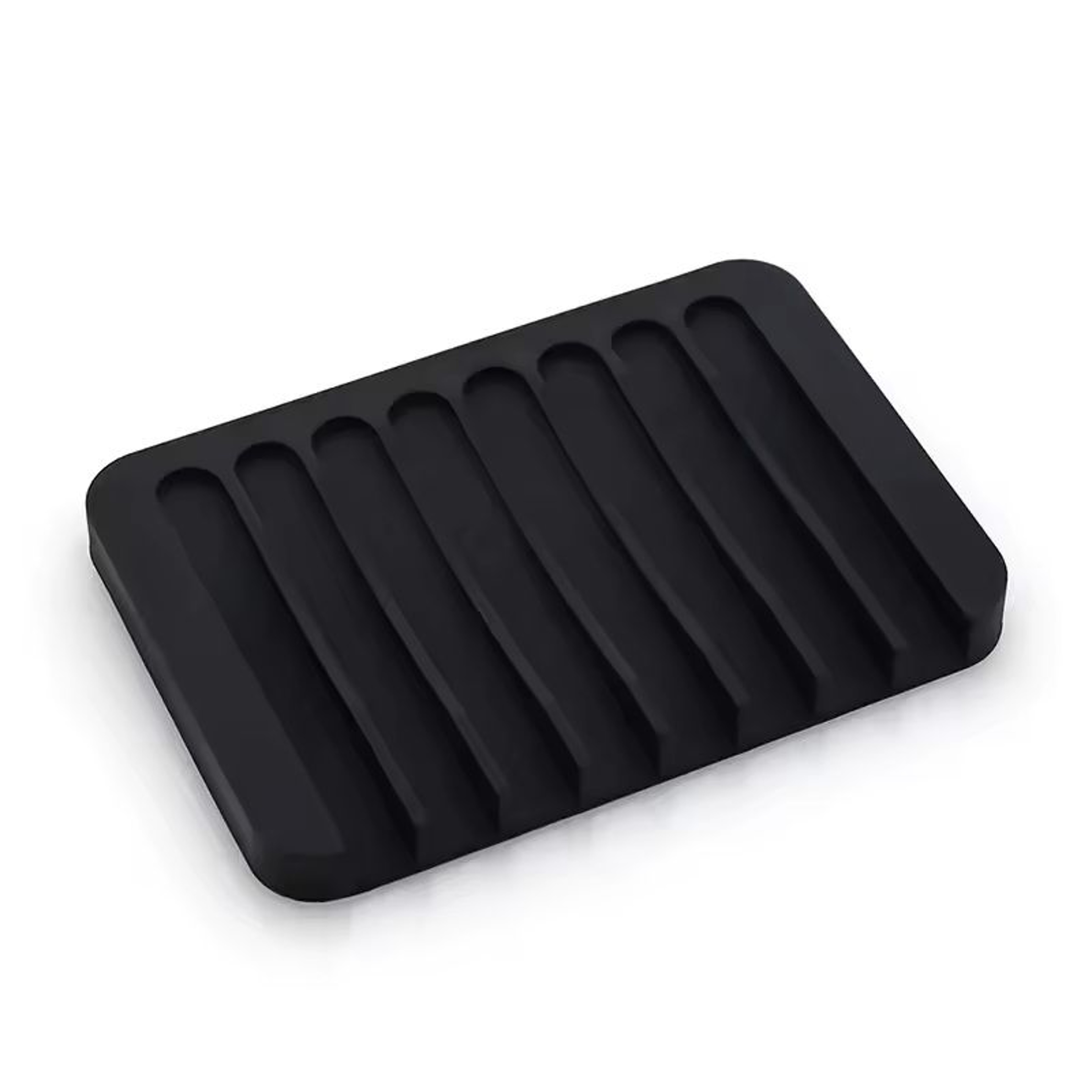 Silicone SelfDraining Soap Dish Holder For Shower Bathroom  Kitchen 1