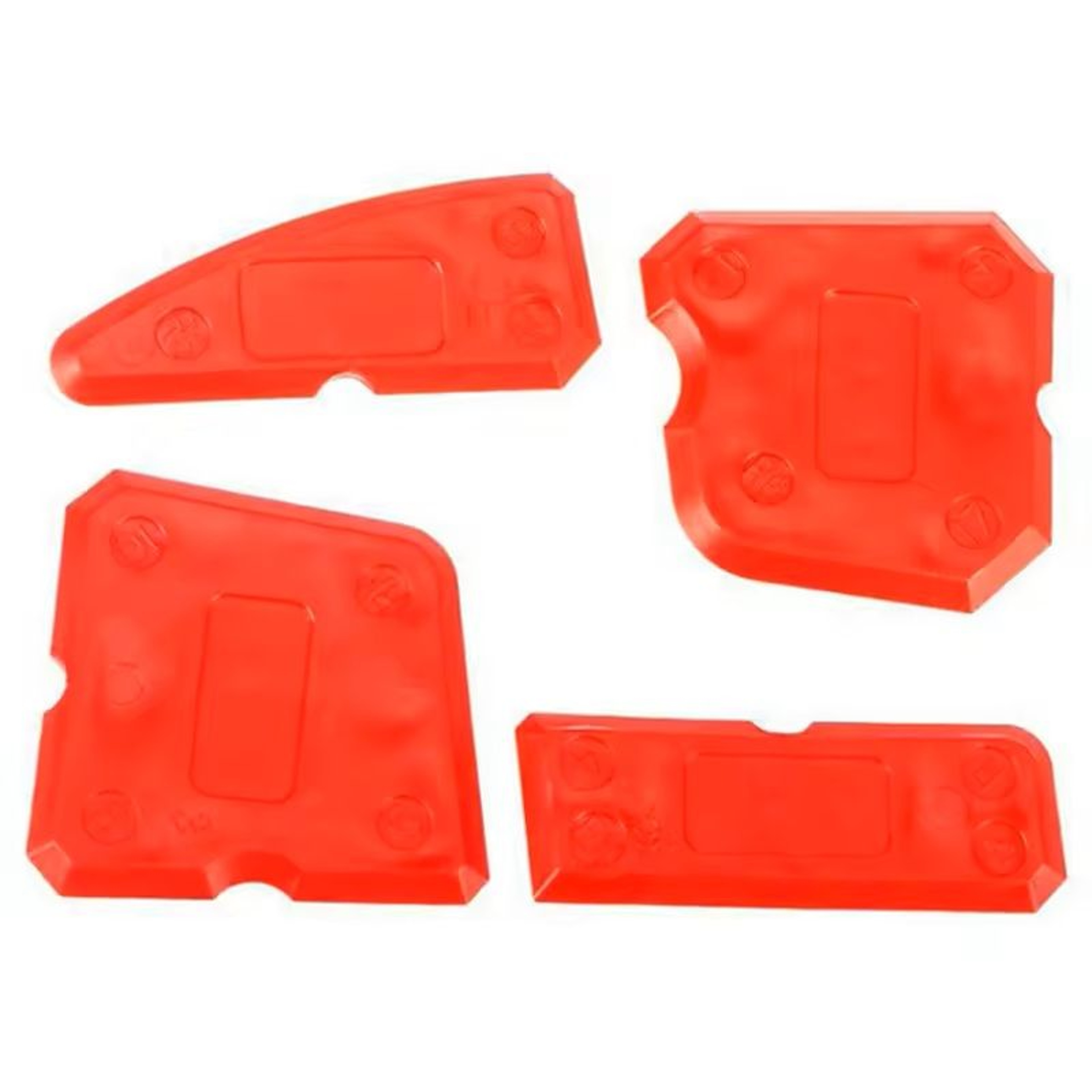 4Piece Caulking Tool Kit  Silicone Sealant Spreader  Tile Edge Scraper 12