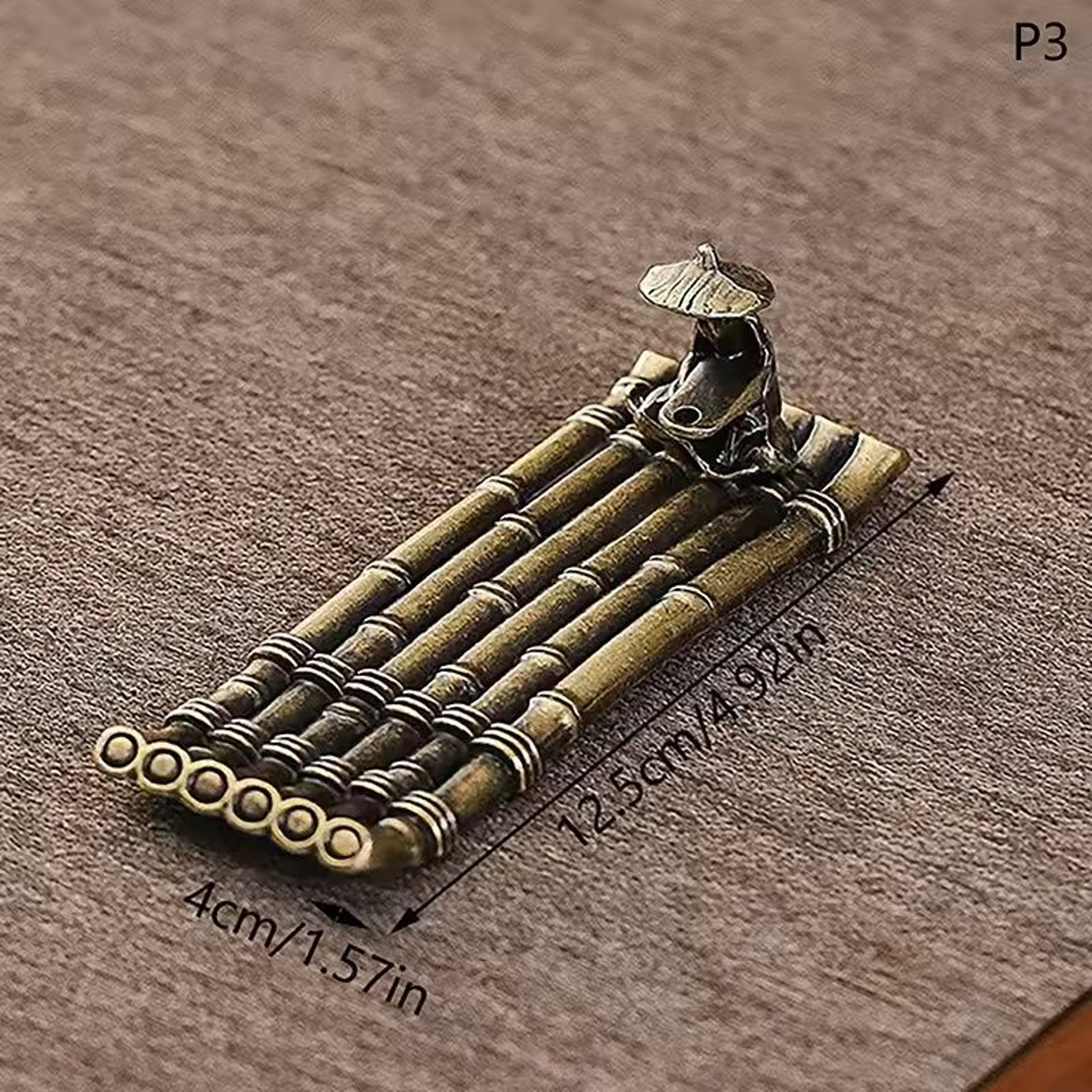 BoatStyle Incense Holder Old Man Fishing JapaneseInspired Aromatherapy Burner 2